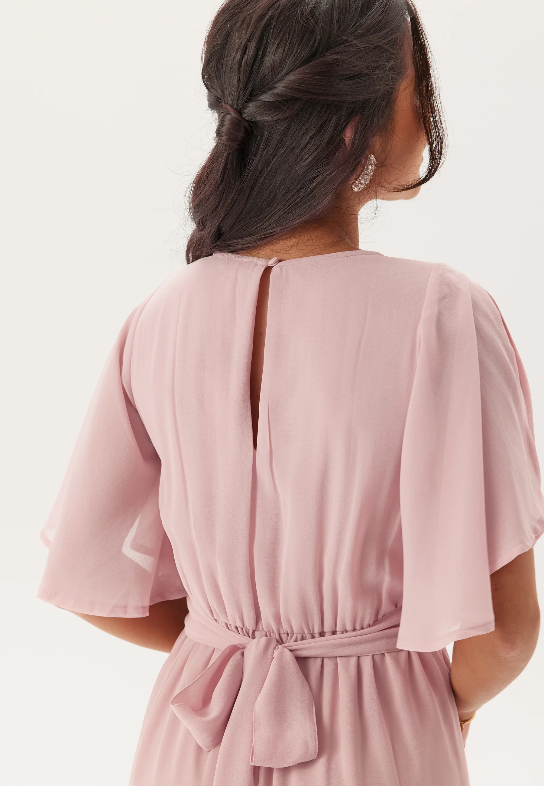 Butterfly Sleeve Midi Dress - Image 5