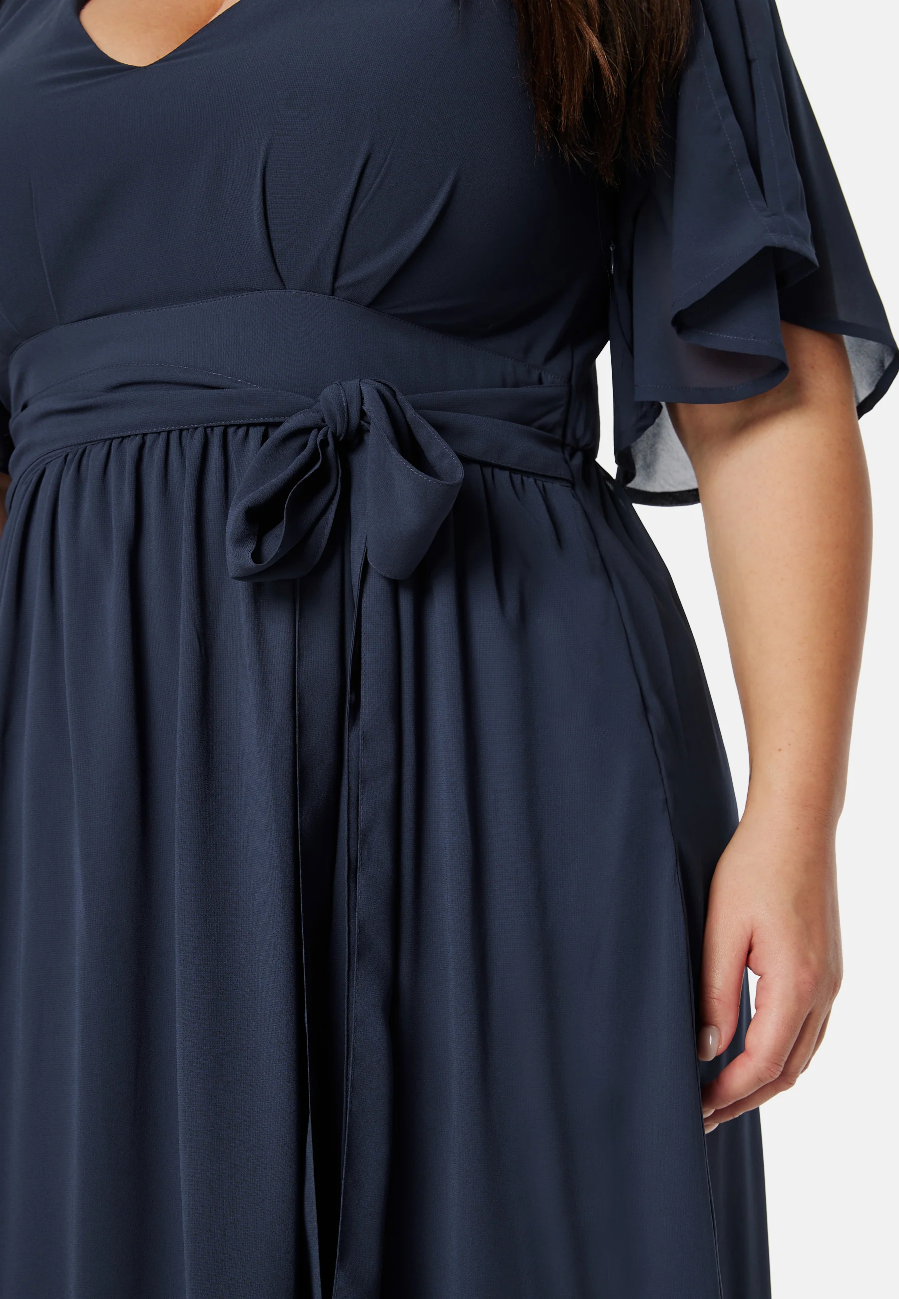 Butterfly Sleeve Midi Dress - Image 7