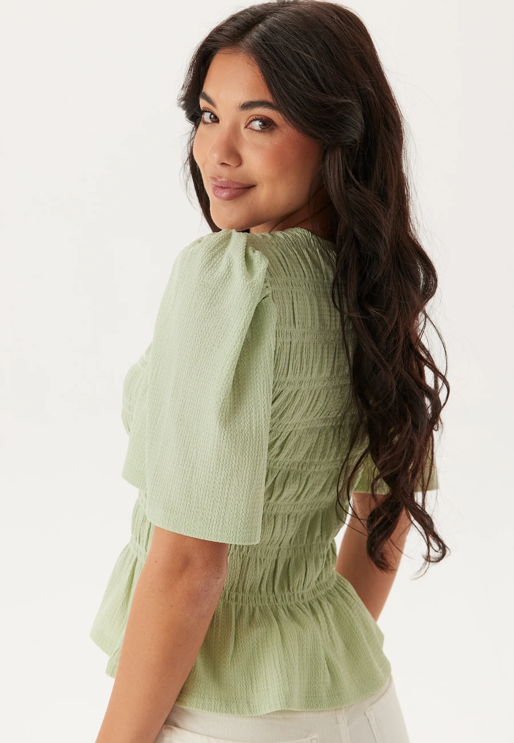 Butterfly Sleeve Smock Top - Image 2