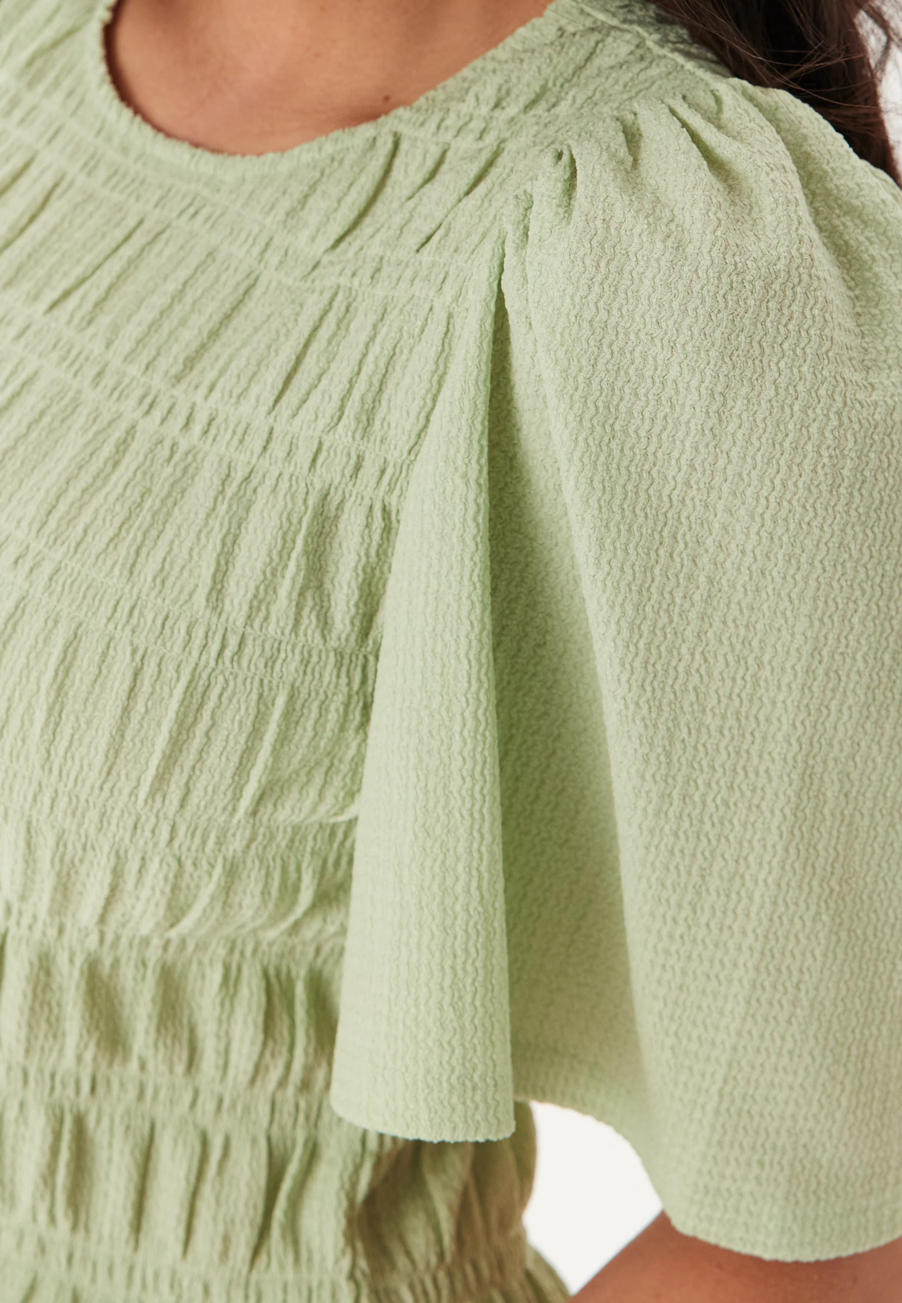 Butterfly Sleeve Smock Top - Image 4