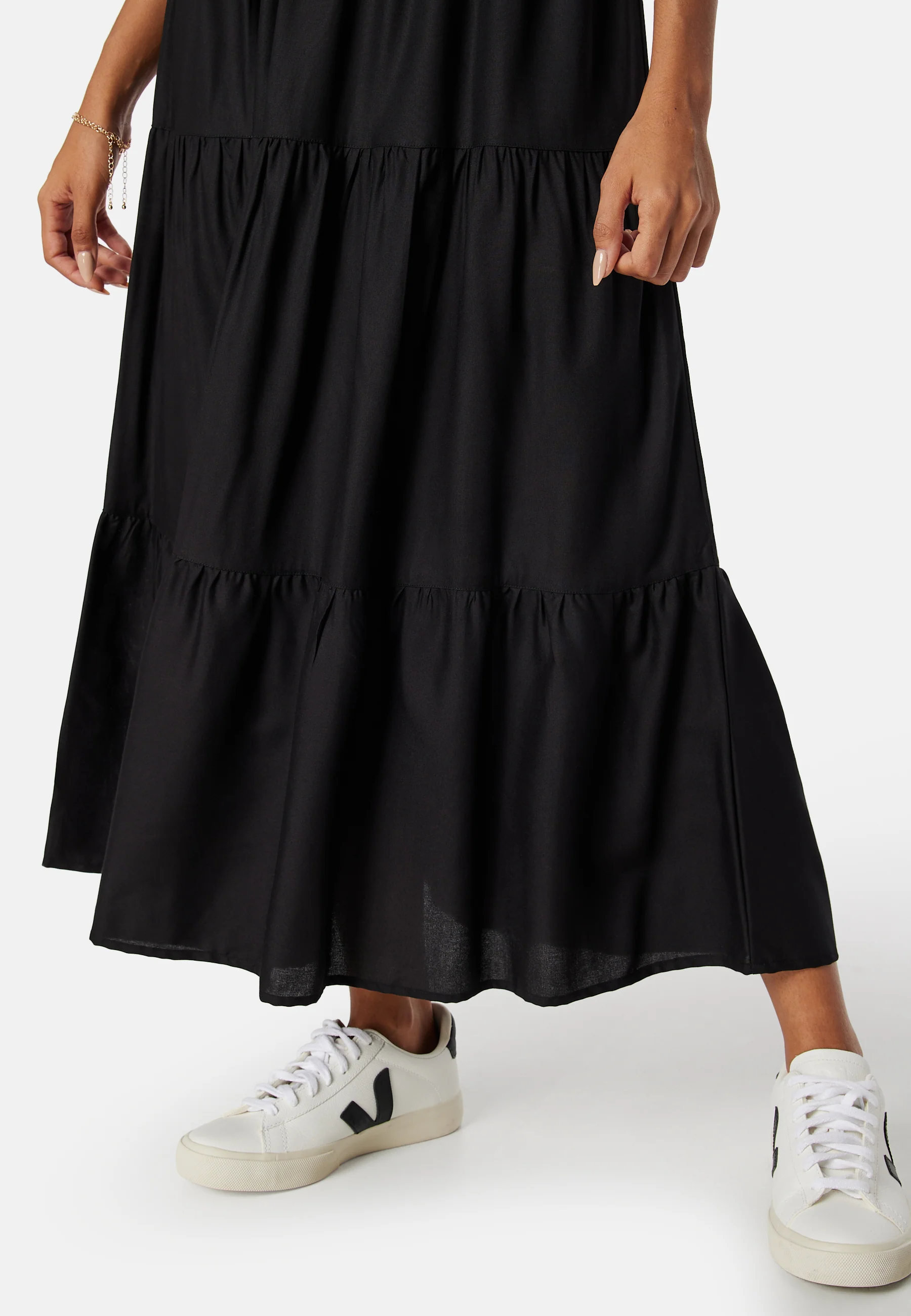 Butterfly Sleeve Viscose Midi Dress - Image 3