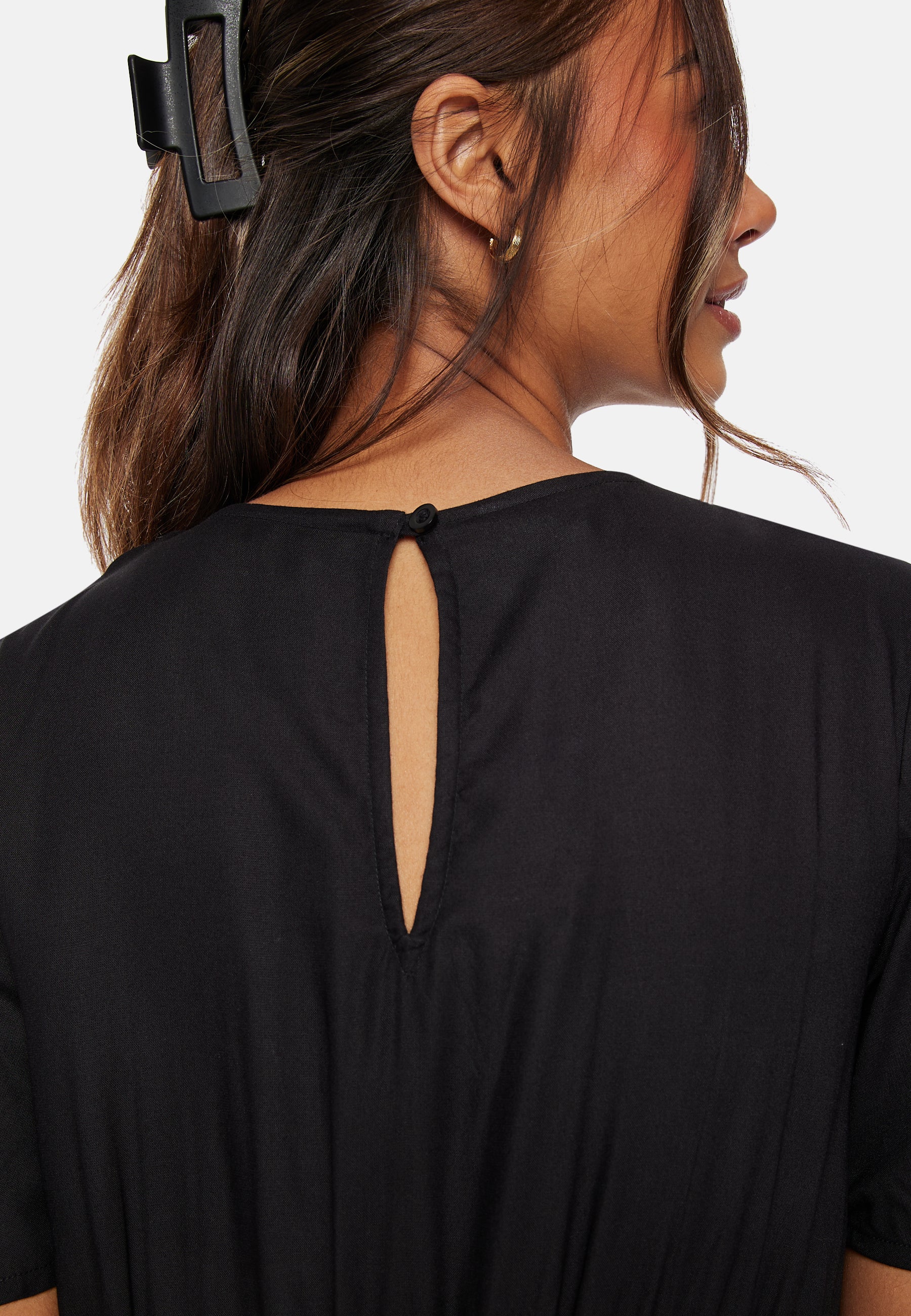 Butterfly Sleeve Viscose Midi Dress - Image 4