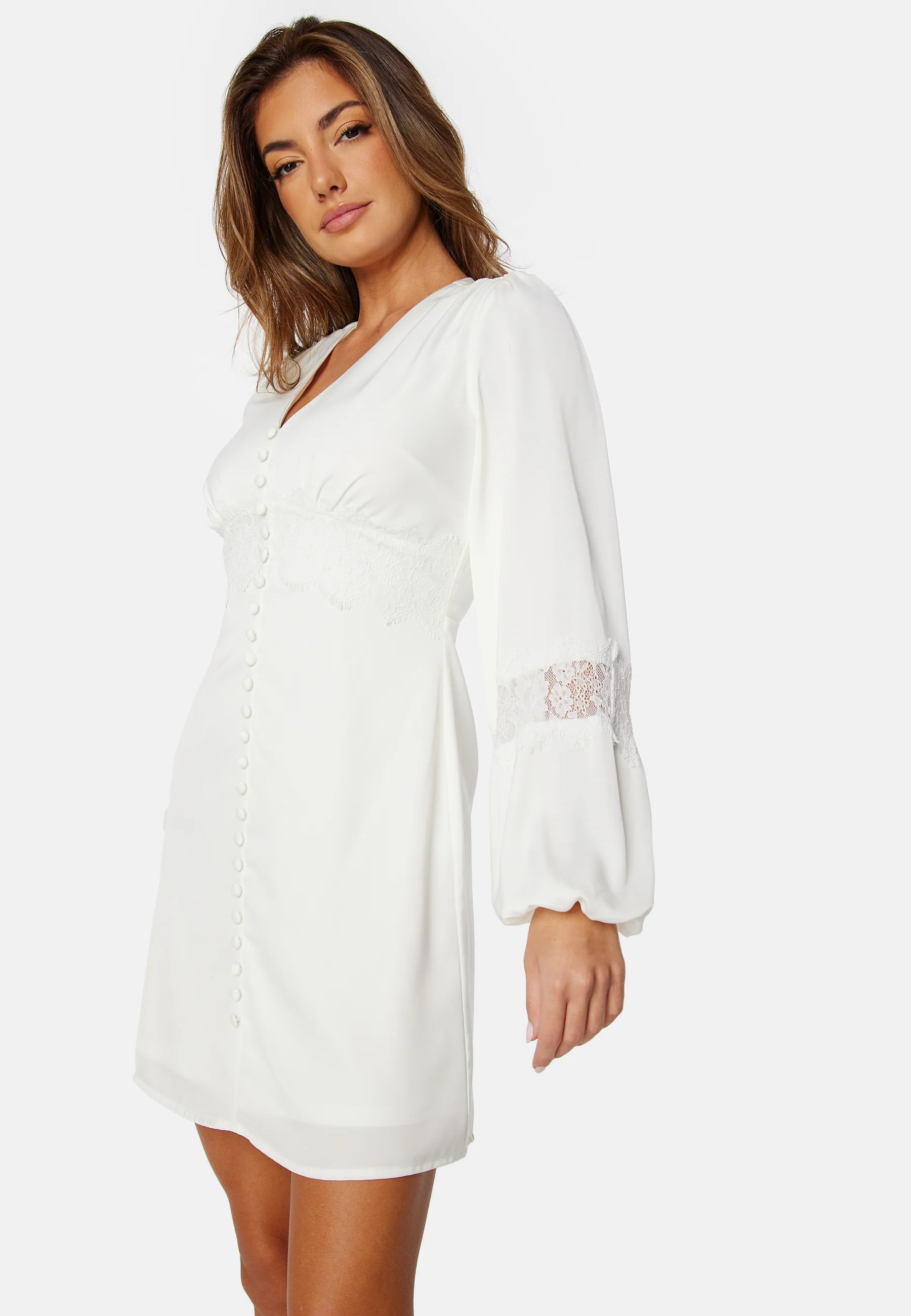 Button Front L/S Dress - Image 2
