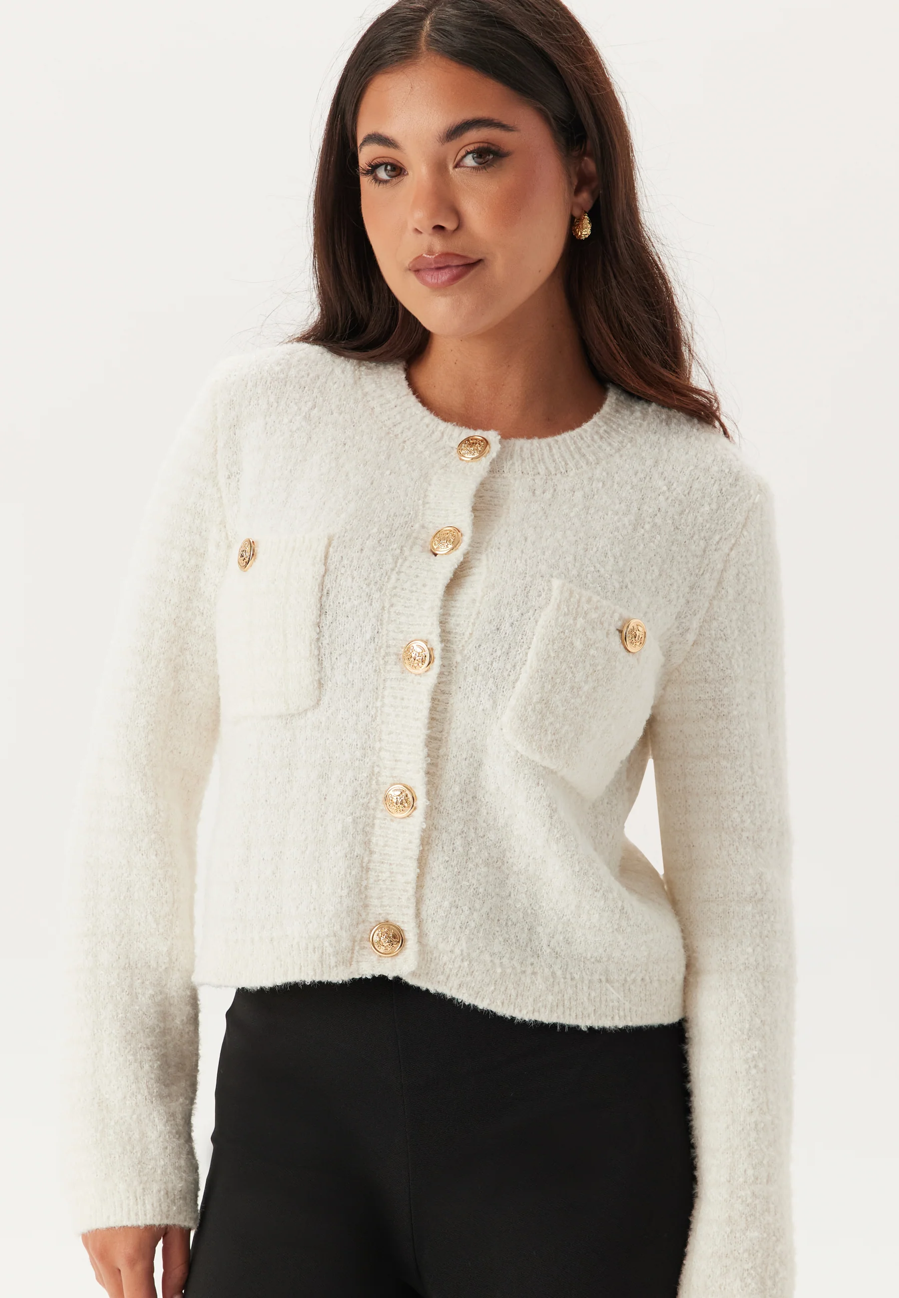 Button Knitted Jacket - Image 2