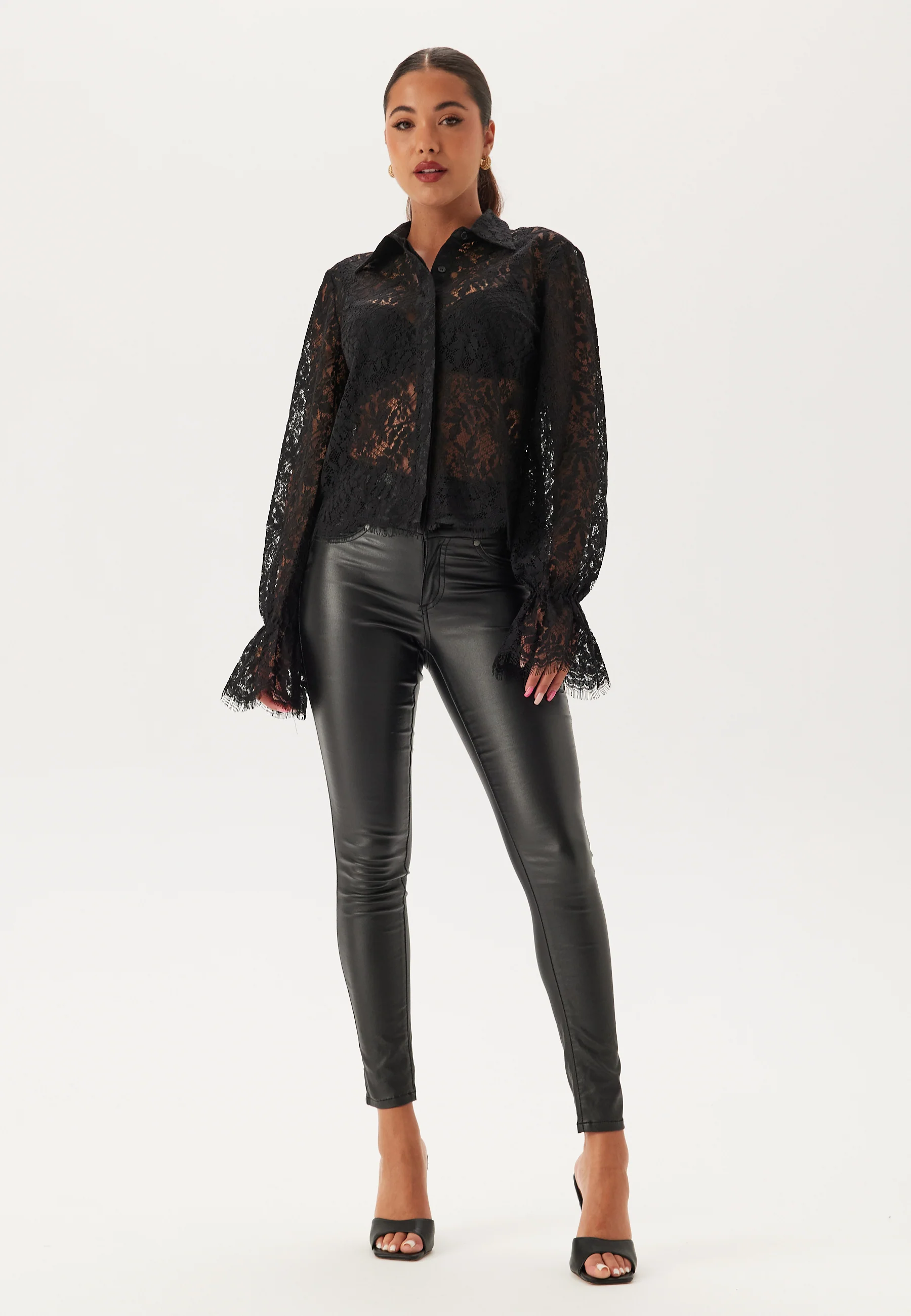 Buttoned Lace Shirt - Image 4