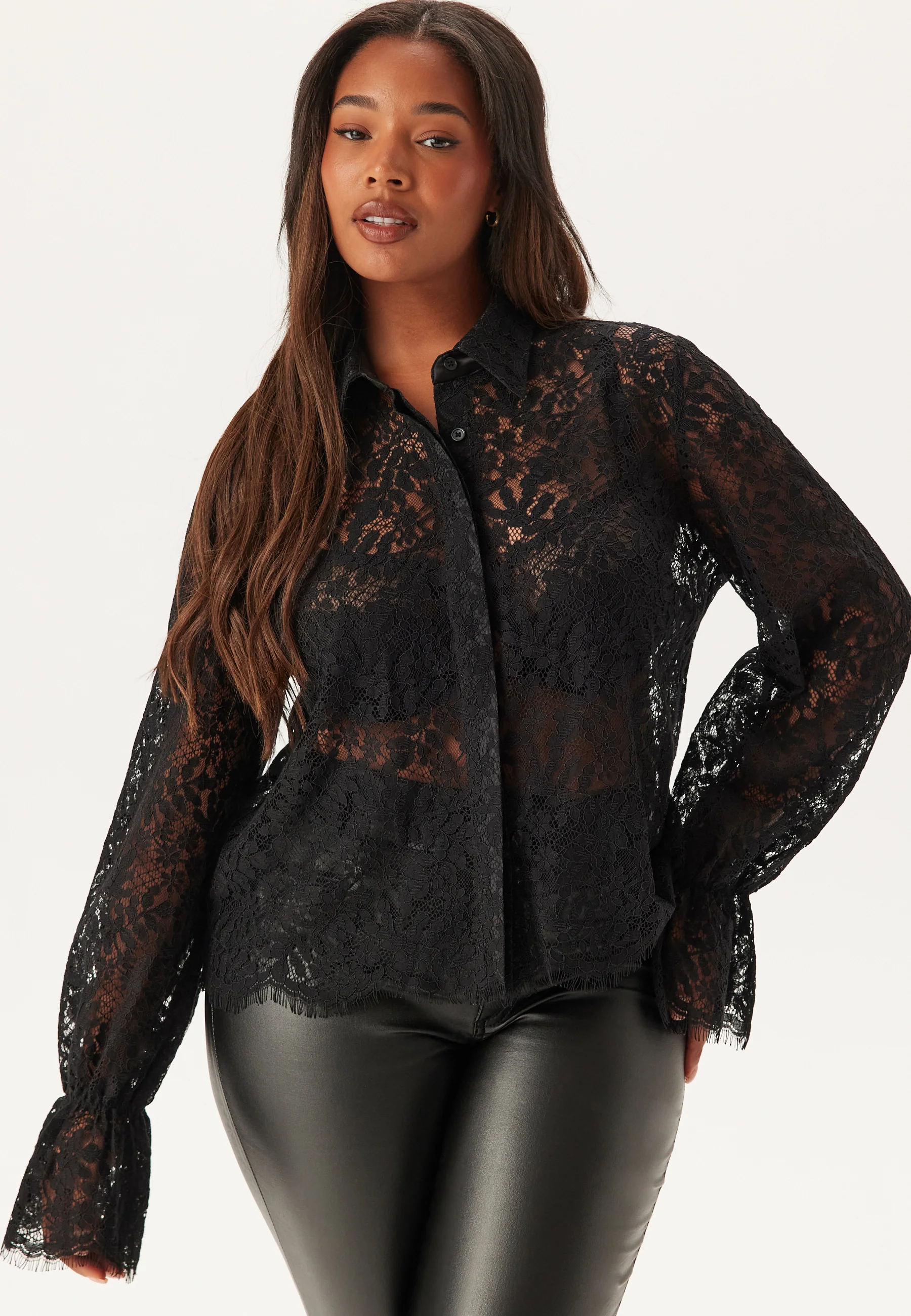 Buttoned Lace Shirt - Image 5