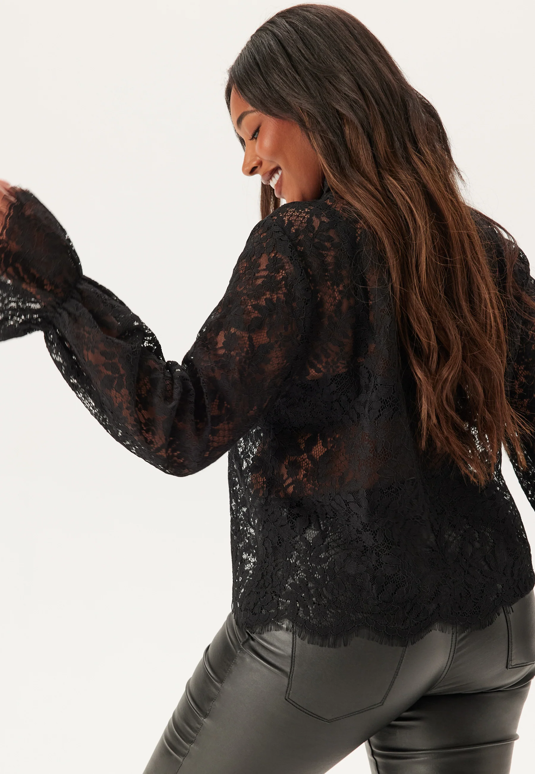 Buttoned Lace Shirt - Image 6