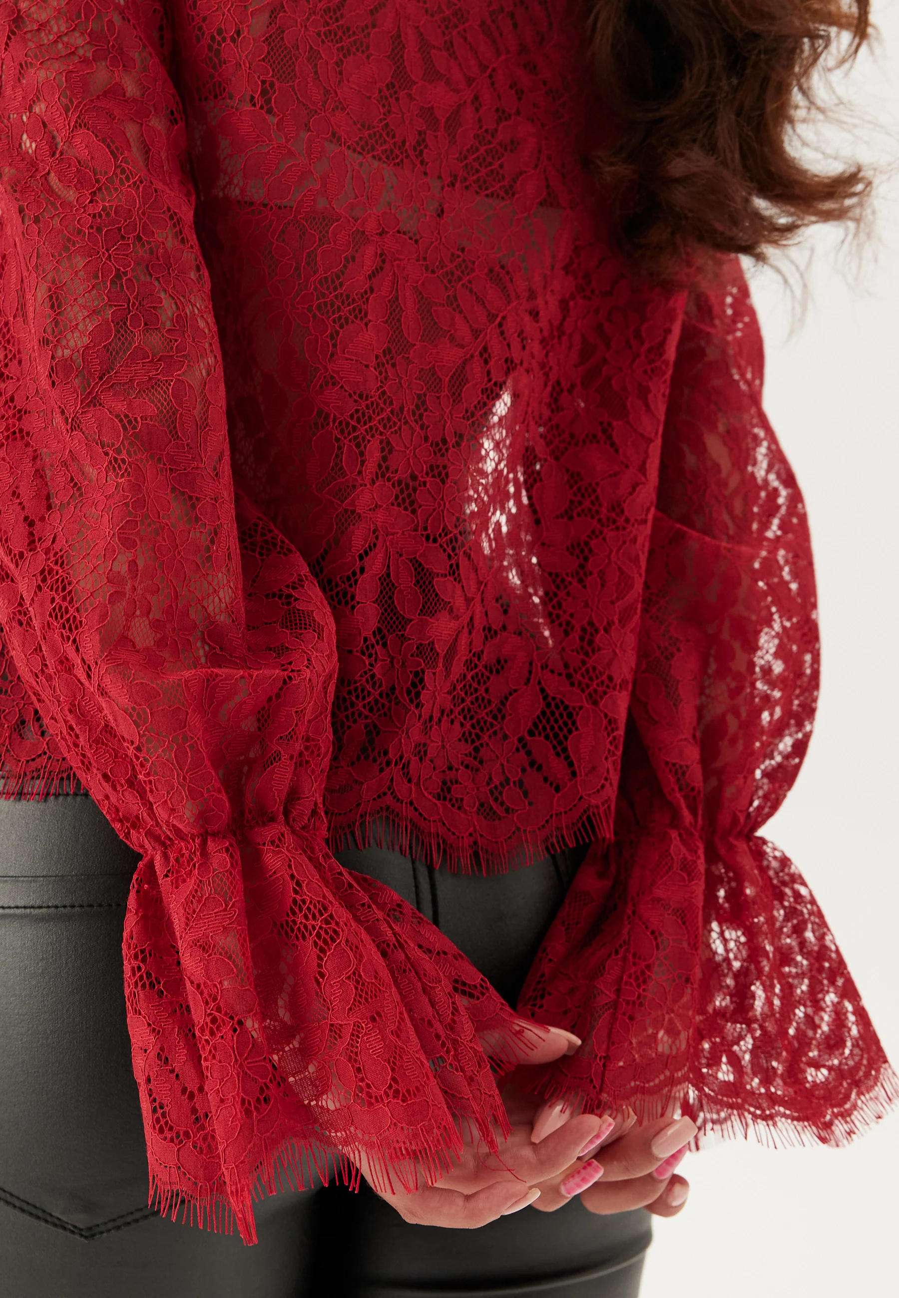 Buttoned Lace Shirt - Image 5