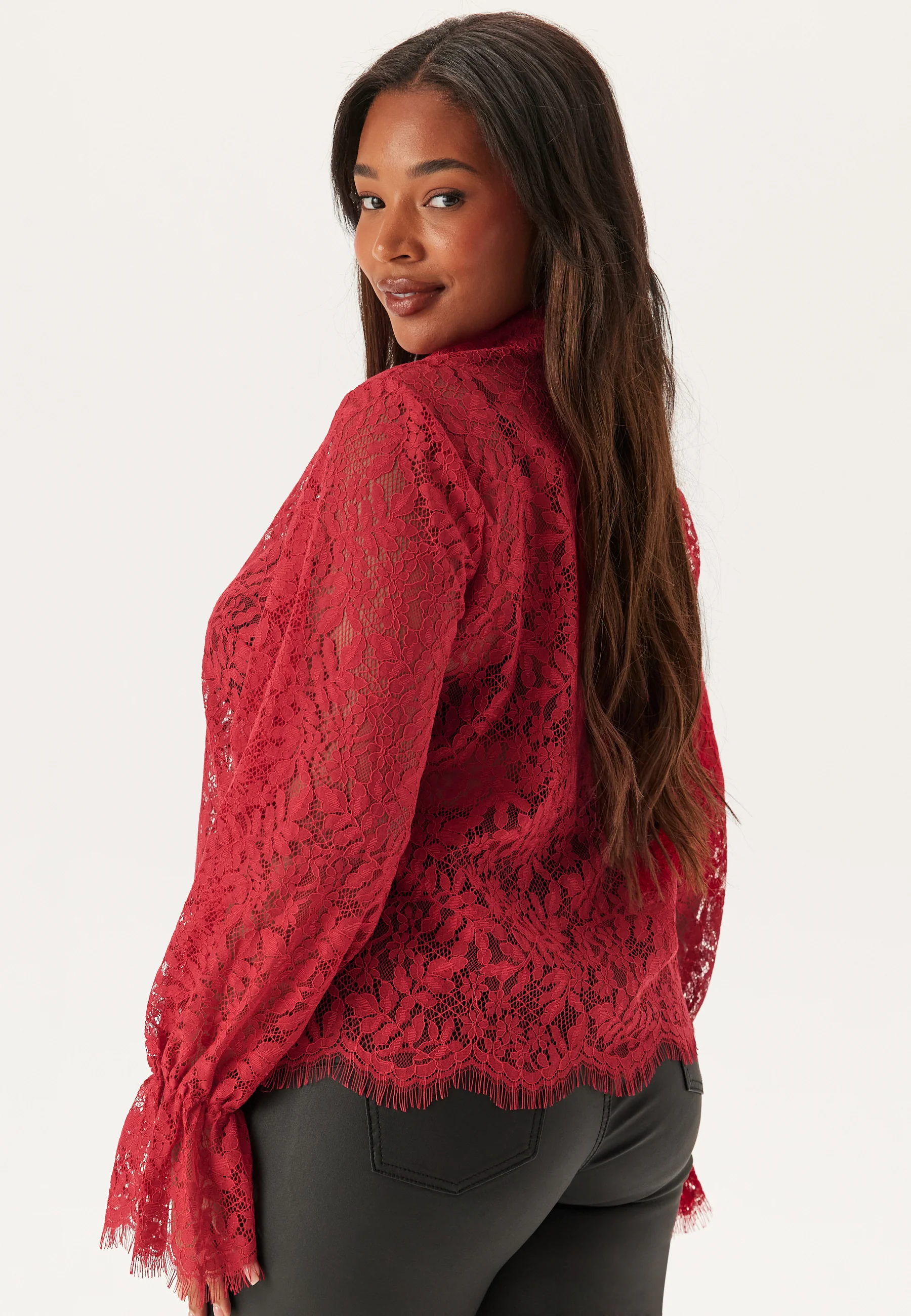 Buttoned Lace Shirt - Image 7