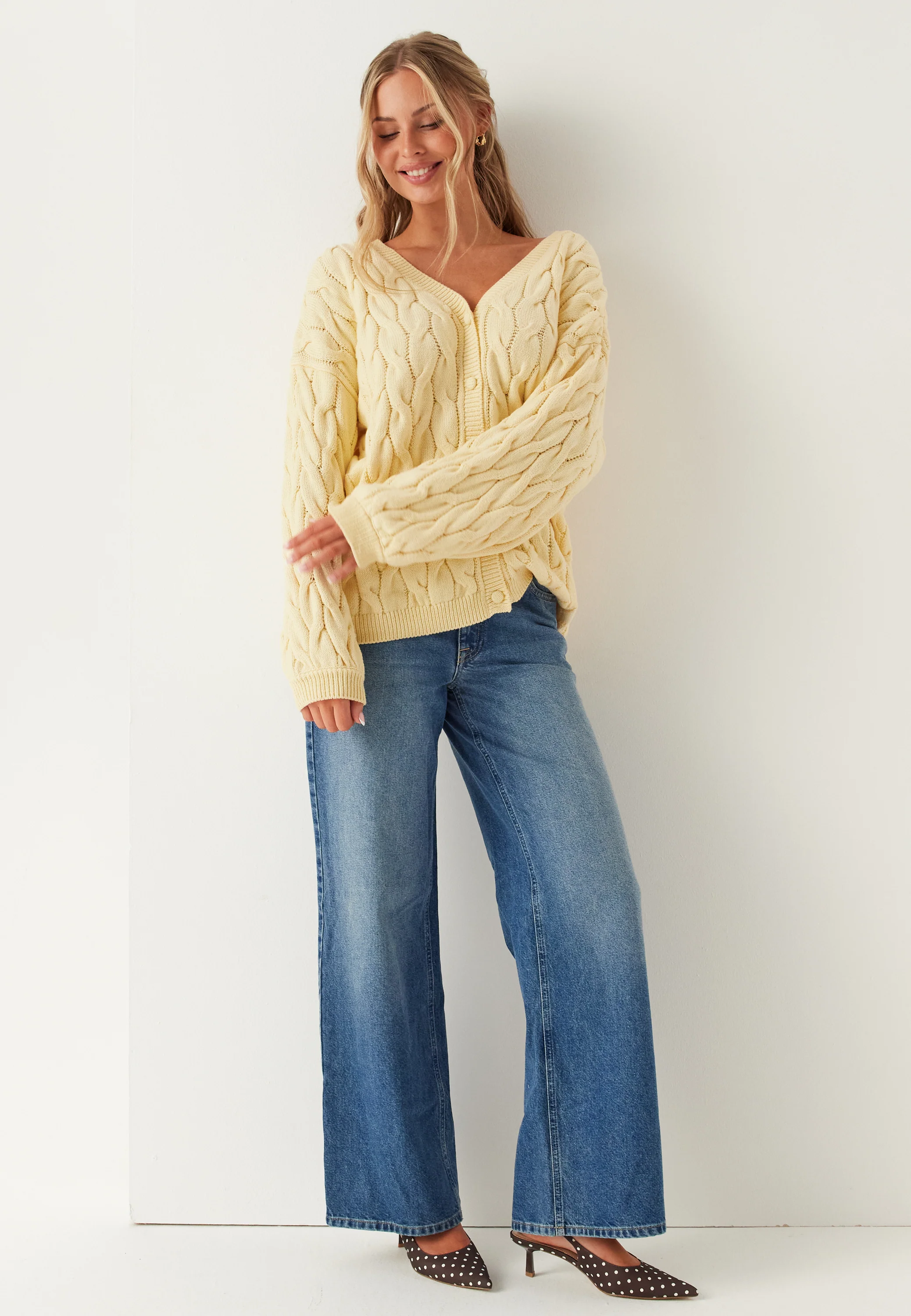 Cable Knit Cardigan - Image 7
