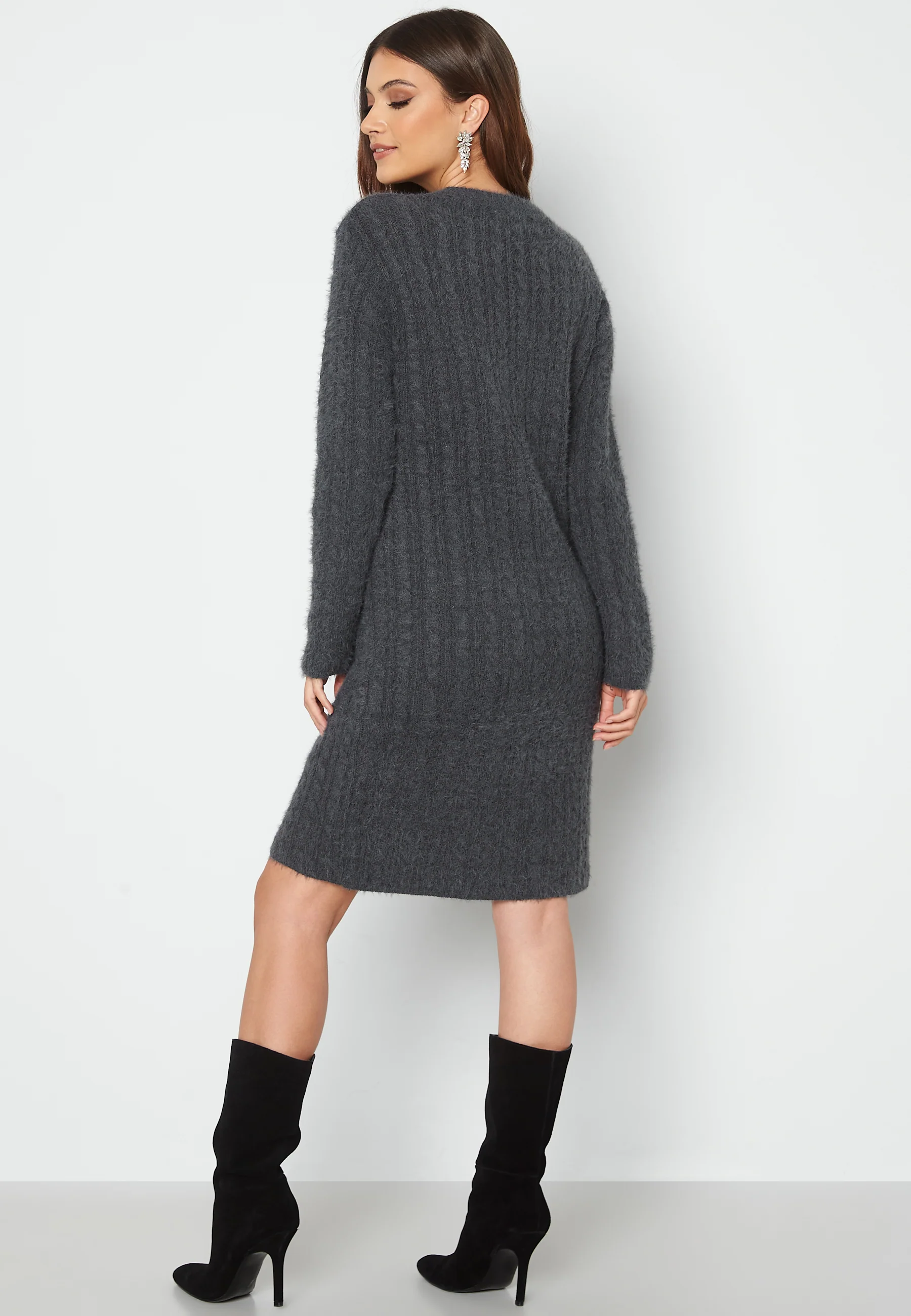 Cable Knit Pocket Dress - Image 3