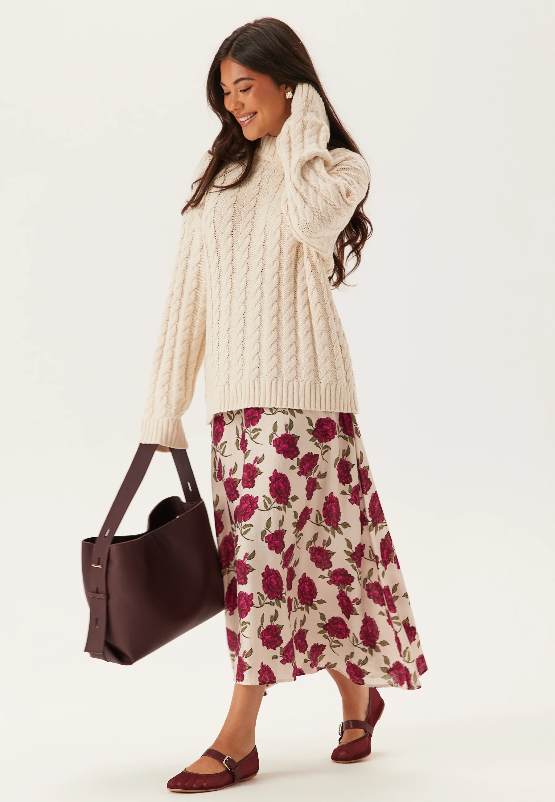 Cable Knit Sweater - Image 6