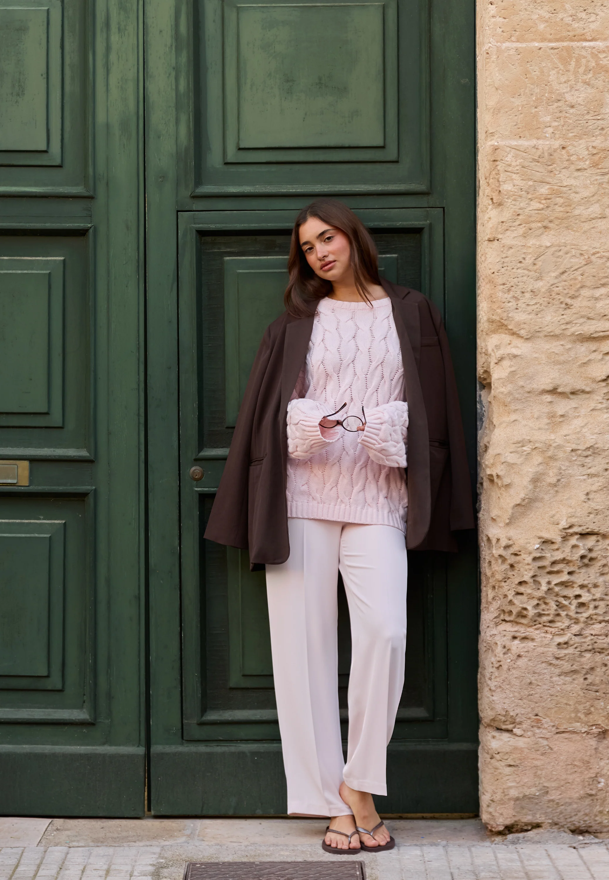 Cable Knitted Sweater - Image 2
