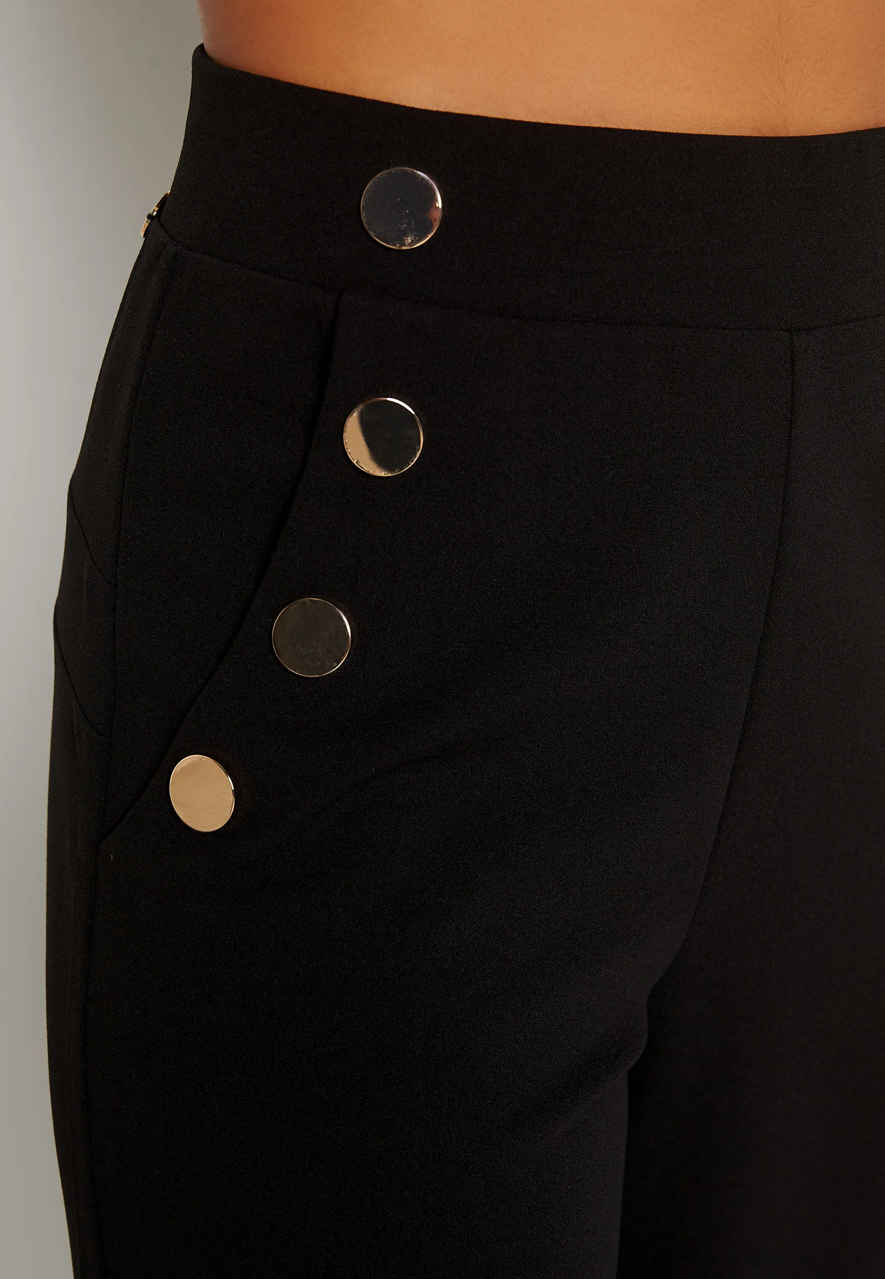 Calandra jersey button pants - Image 4