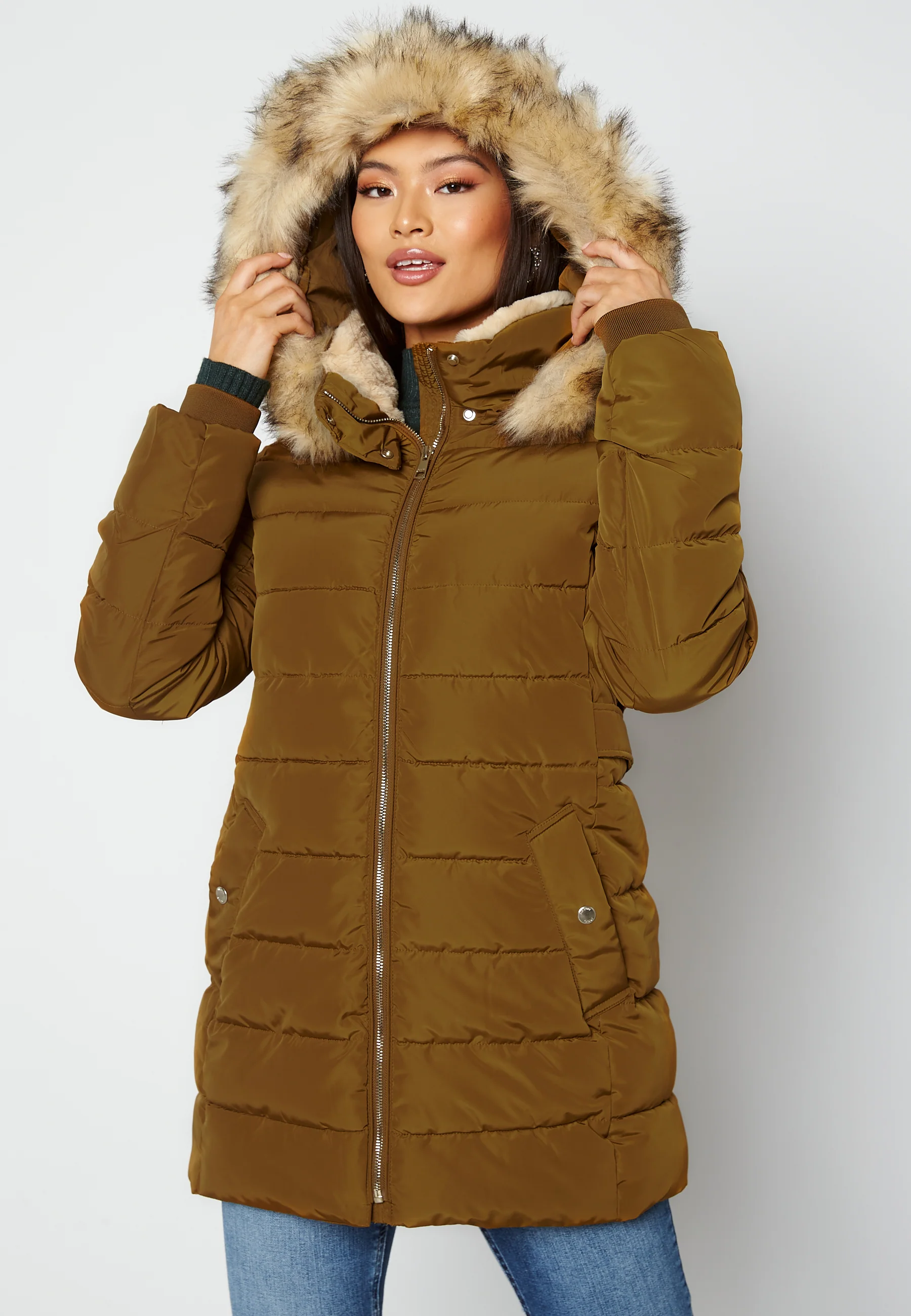 Camilla Hood Fur Coat