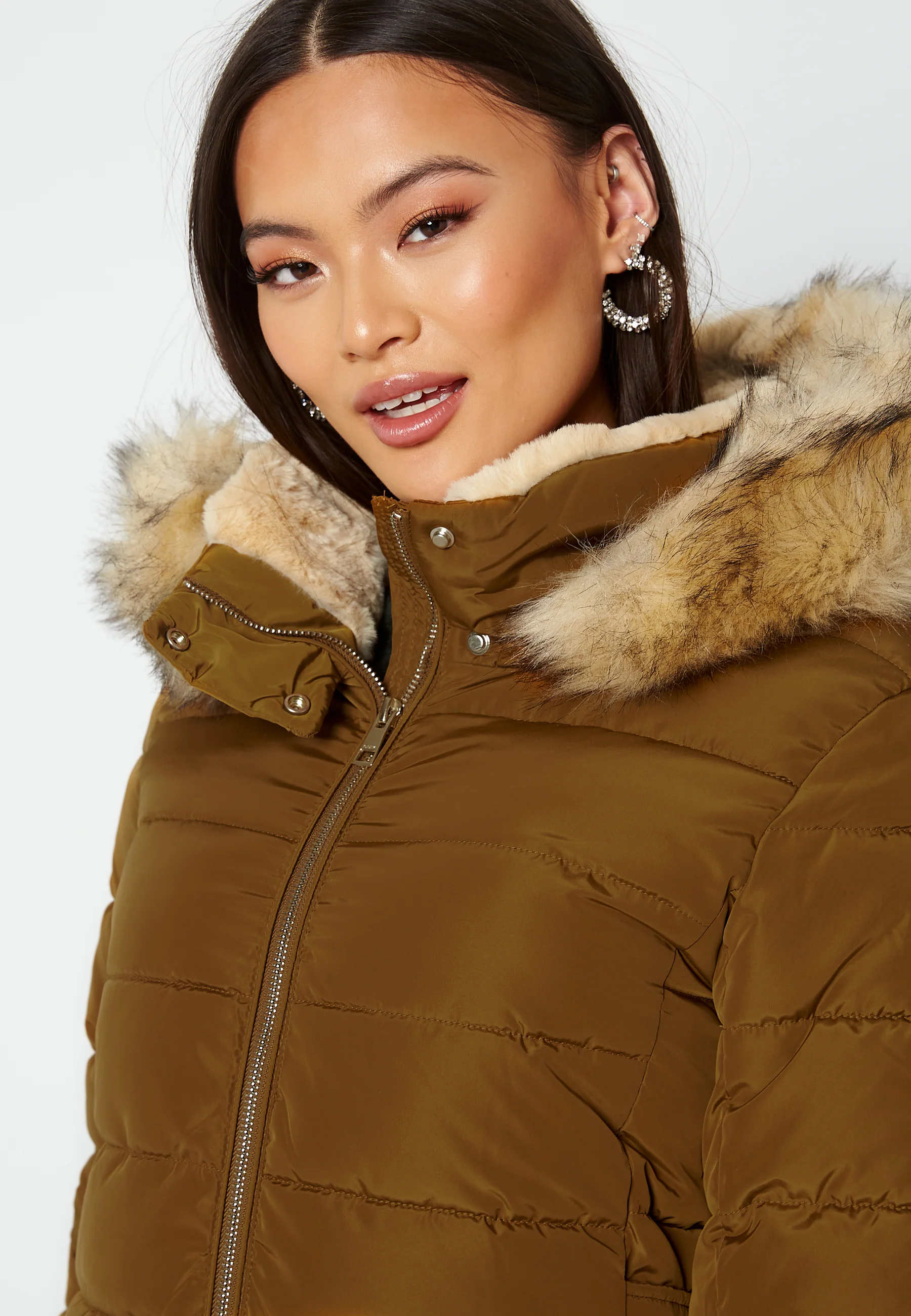 Camilla Hood Fur Coat - Image 5