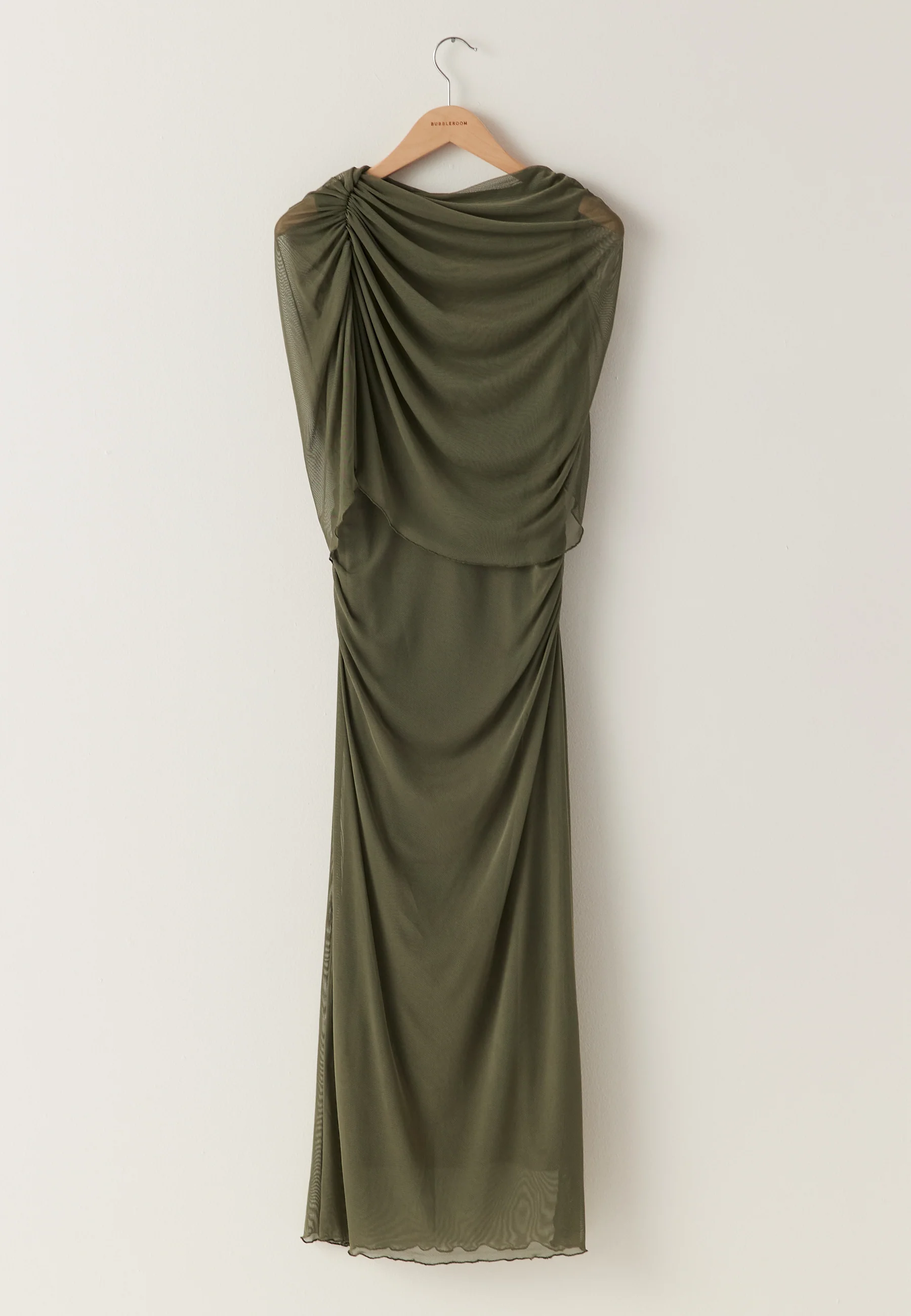 Cape Mesh Ankle Dress - Image 5