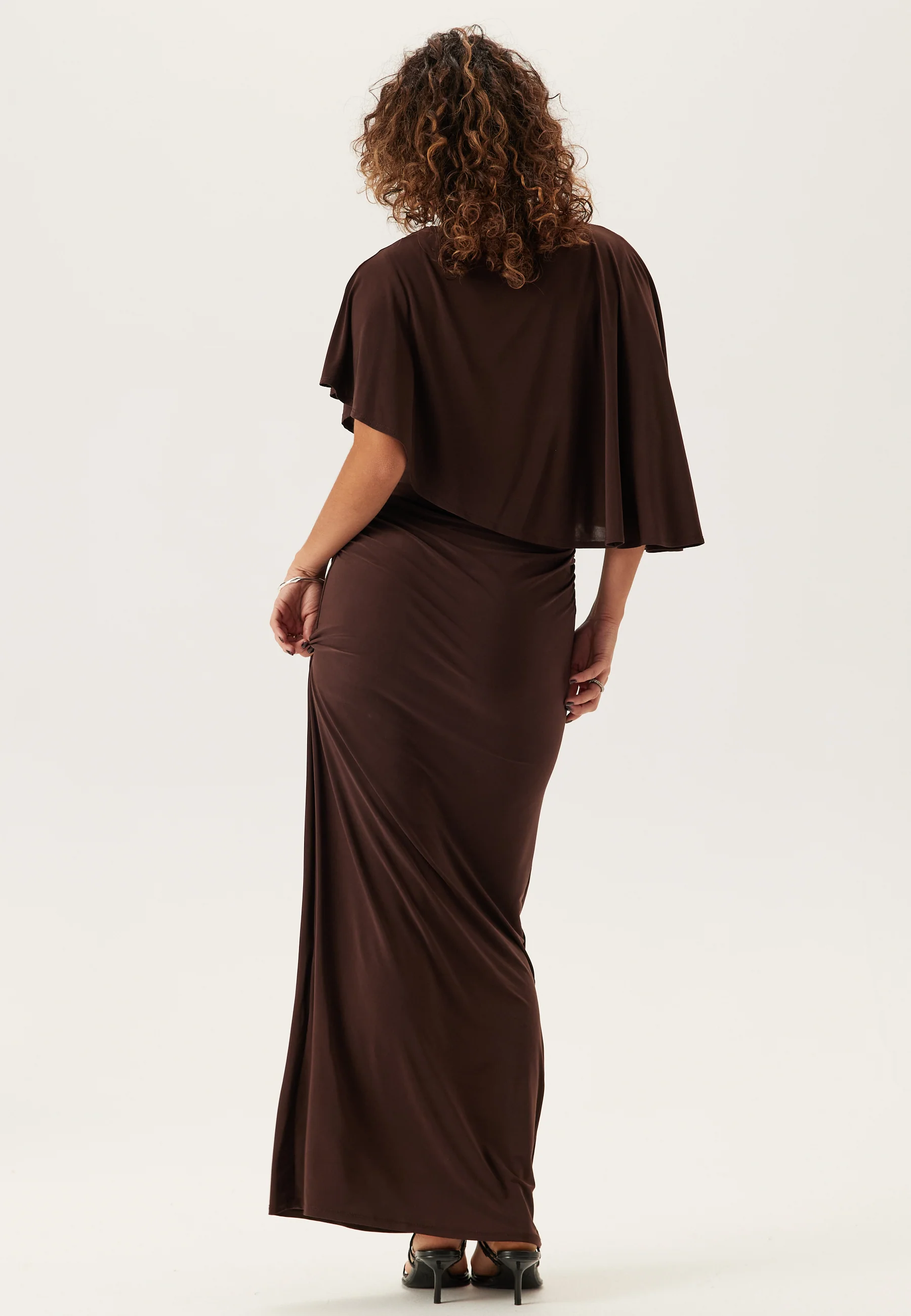 Cape Soft Maxi Dress - Image 6