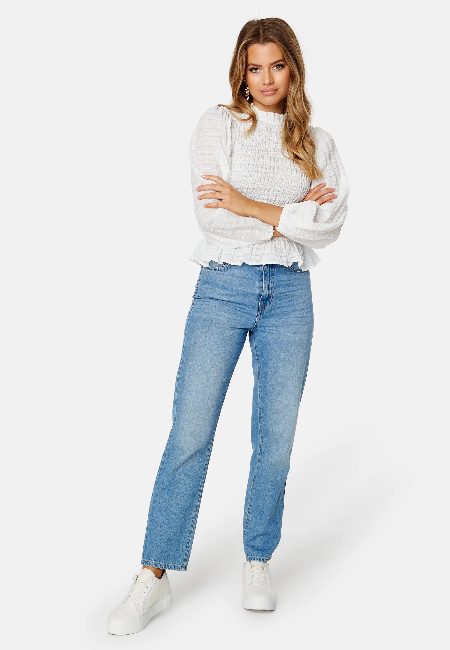 Carla LS Smock Top - Image 2