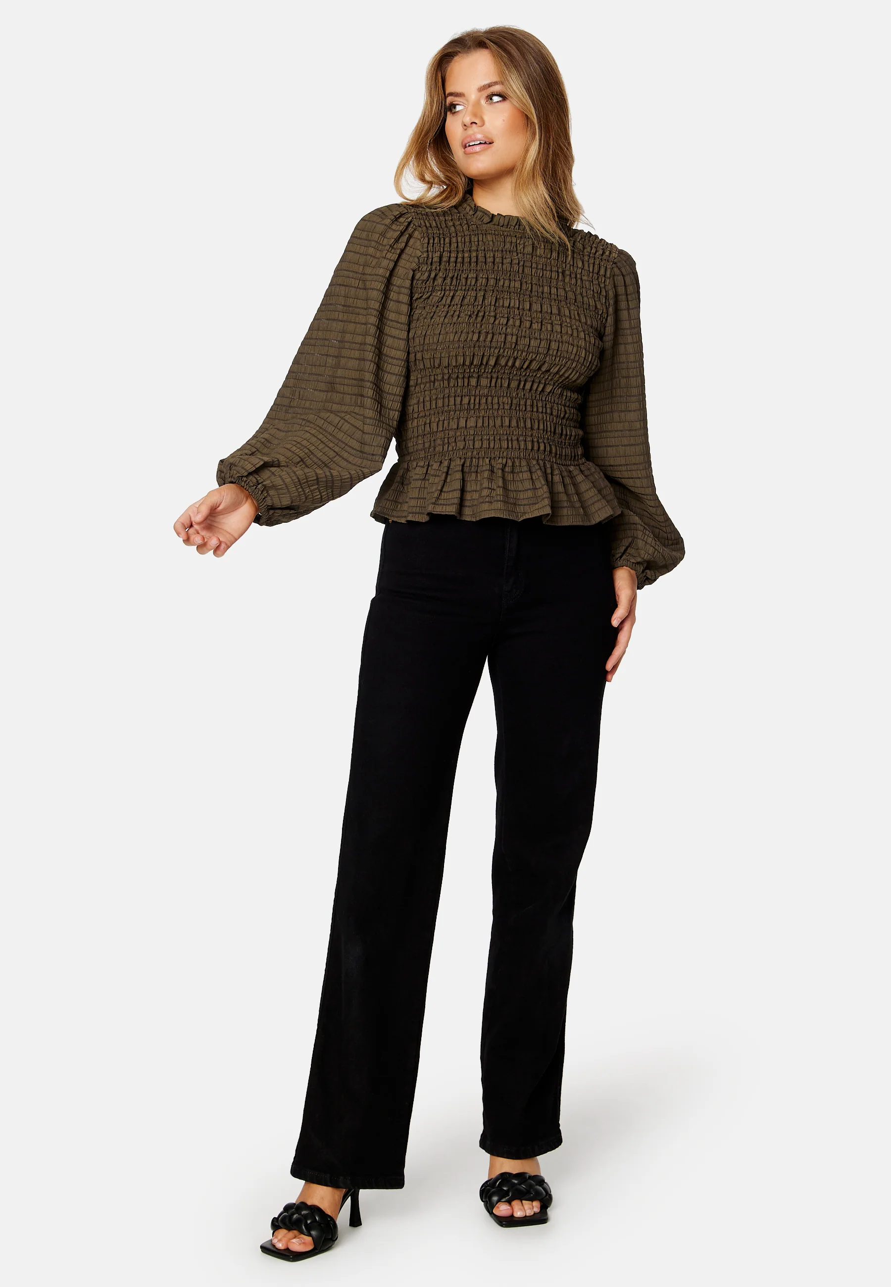 Carla LS Smock Top - Image 2
