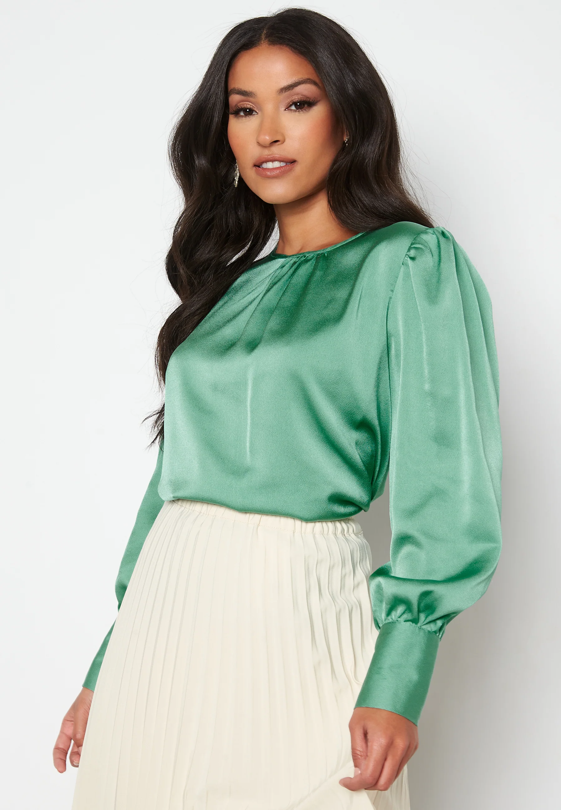 Carli LS O-neck Blouse - Image 2