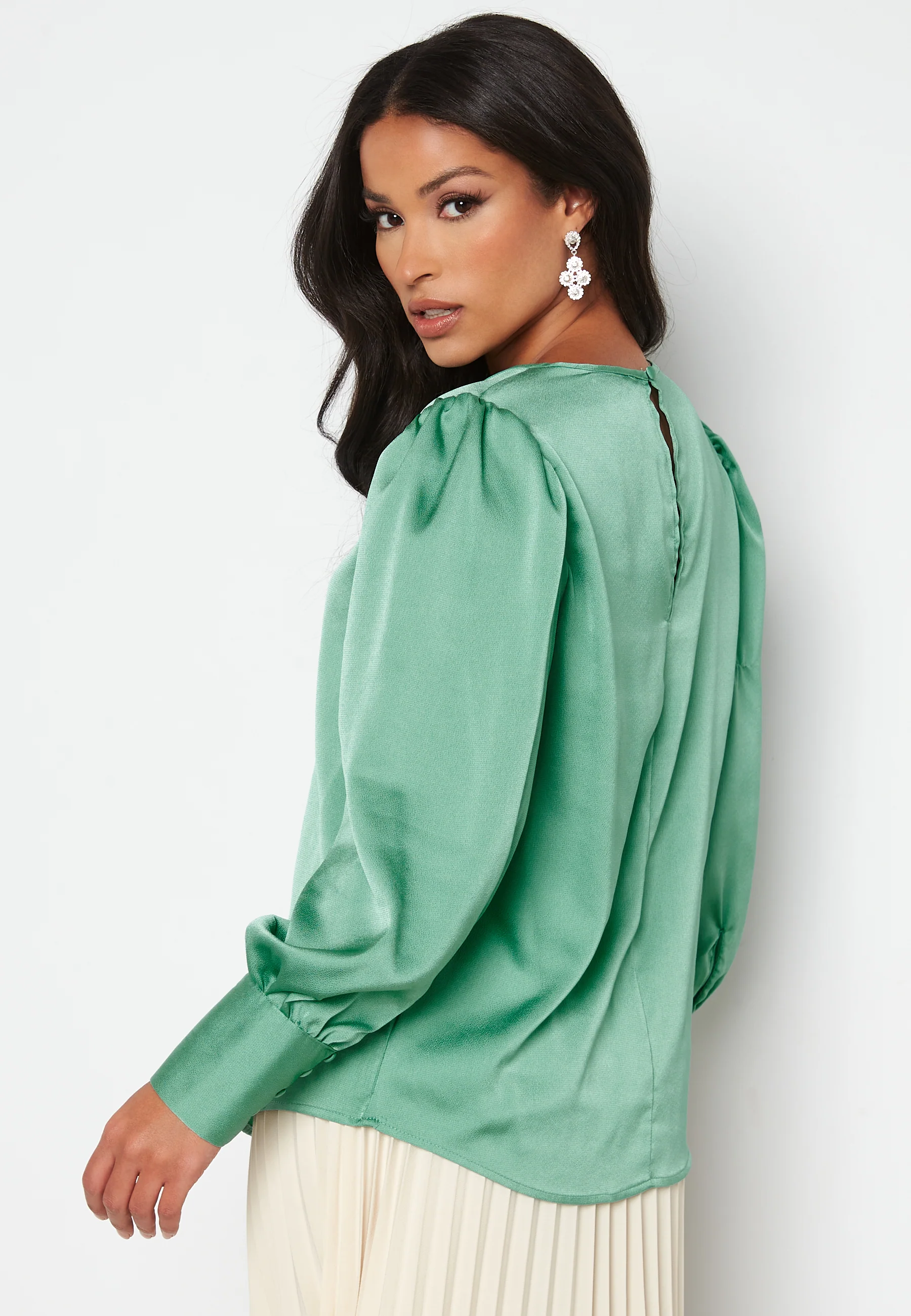 Carli LS O-neck Blouse - Image 4