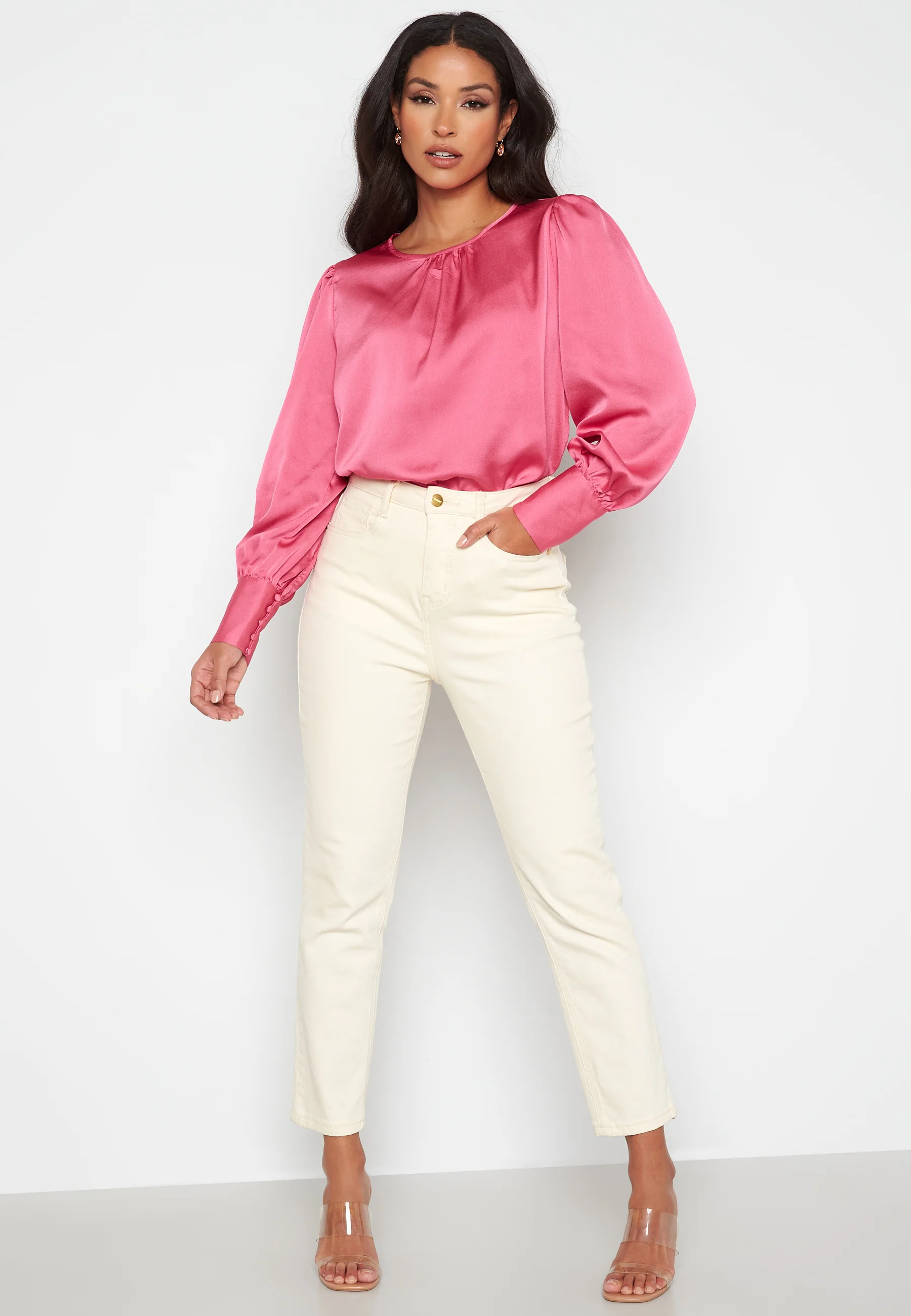 Carli LS O-neck Blouse - Image 2
