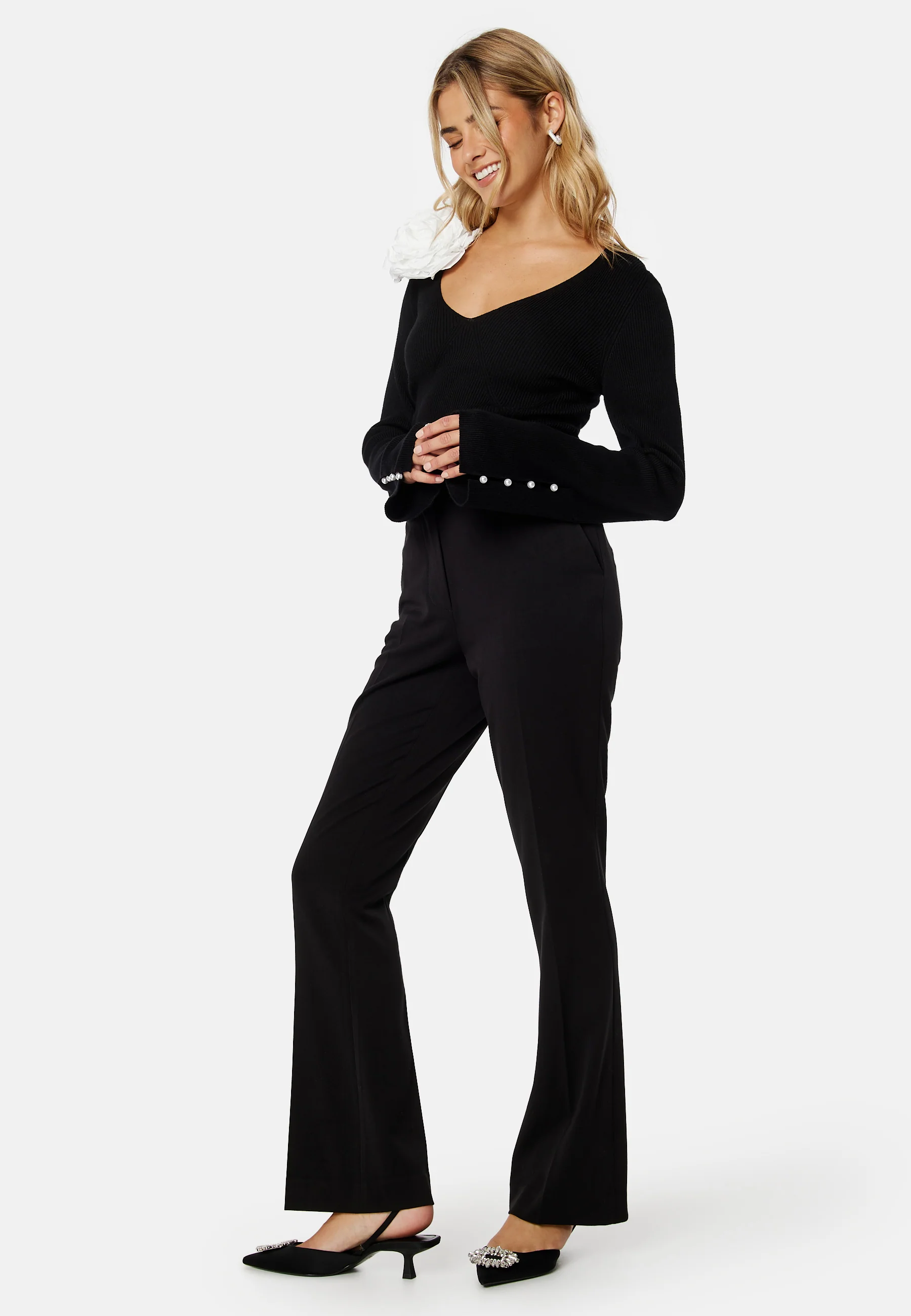 Carlie Pearl Button Top - Image 2