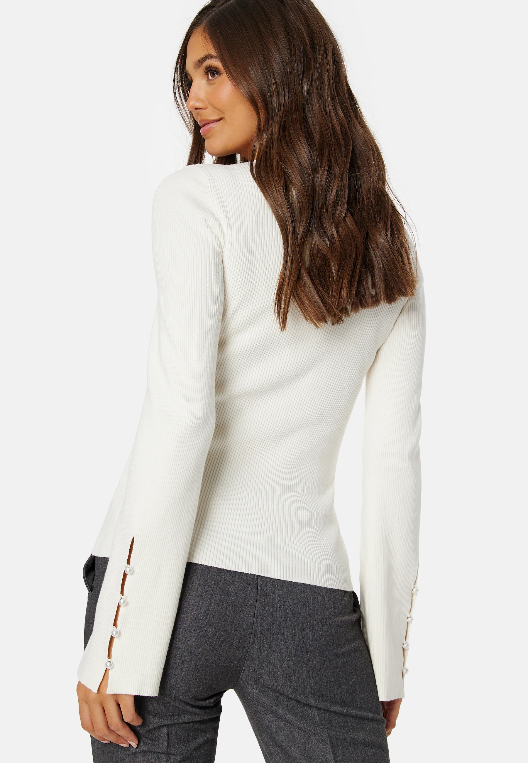 Carlie Pearl Button Top - Image 3
