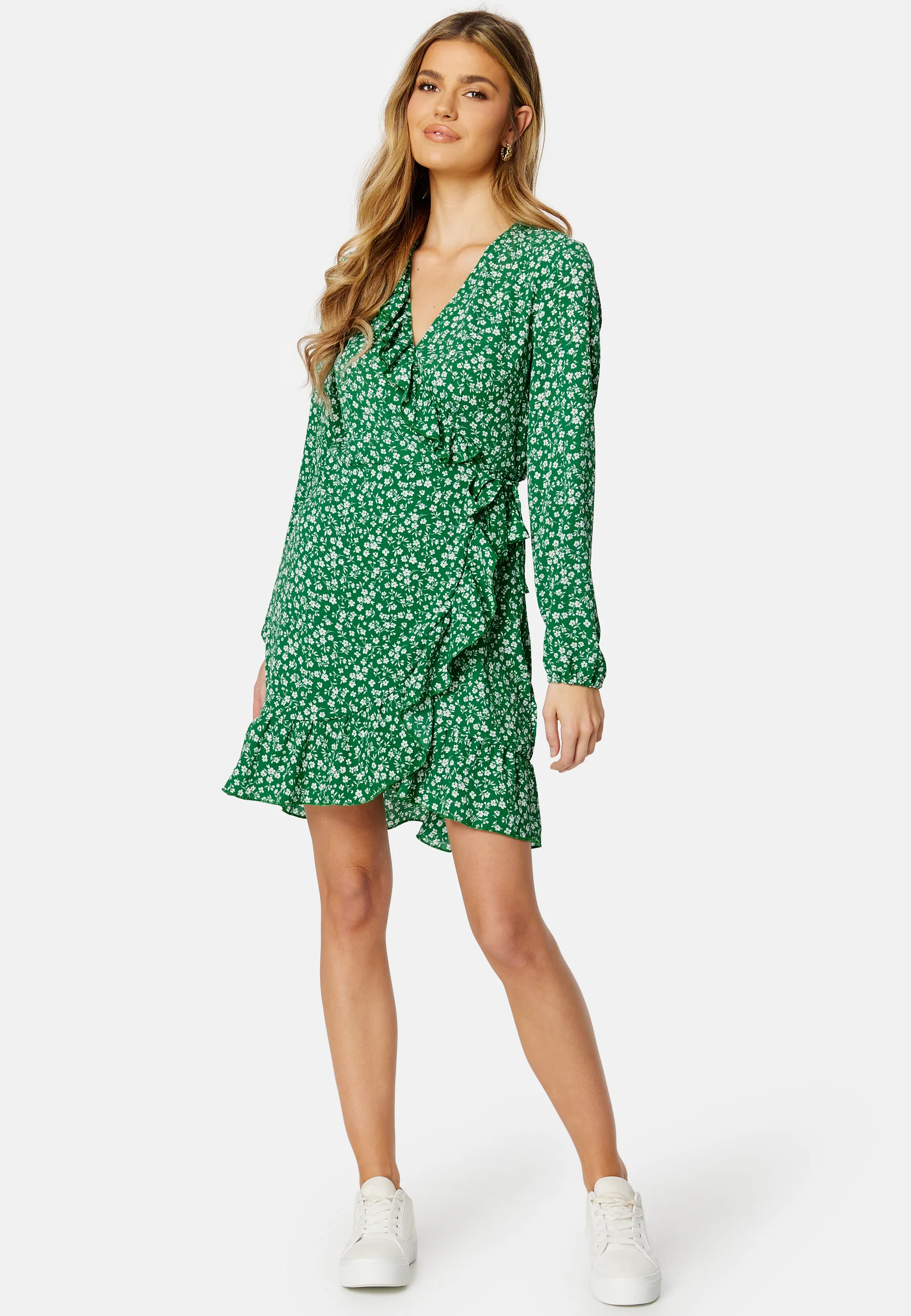 Carly L/S Wrap Dress - Image 2