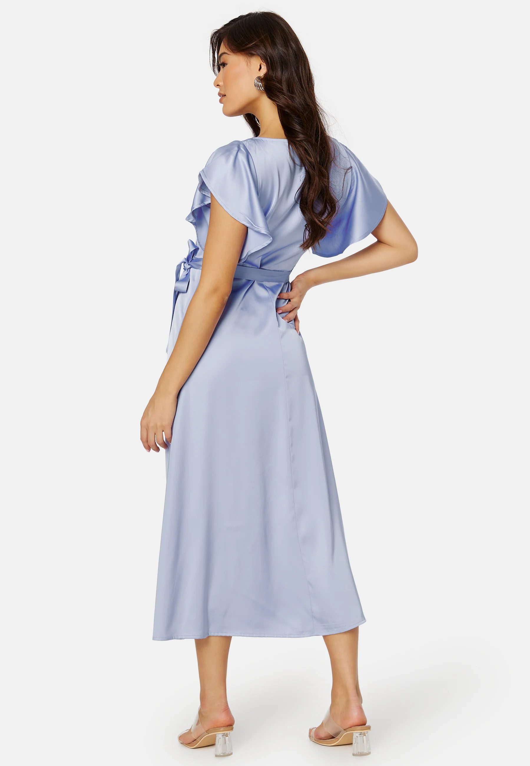 Carolina S/S V-Neck Midi Dress - Image 4