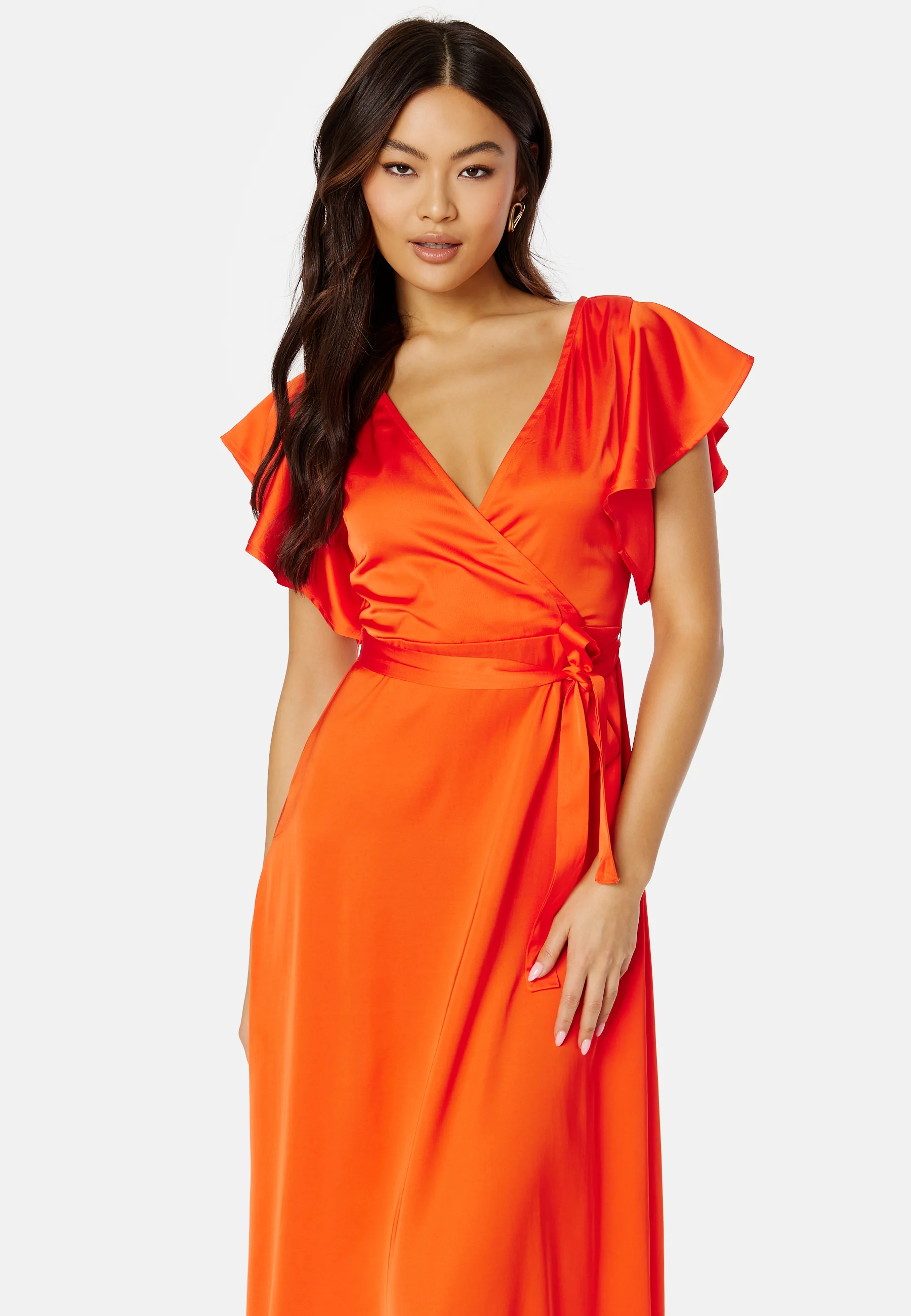 Carolina S/S V-Neck Midi Dress - Image 5