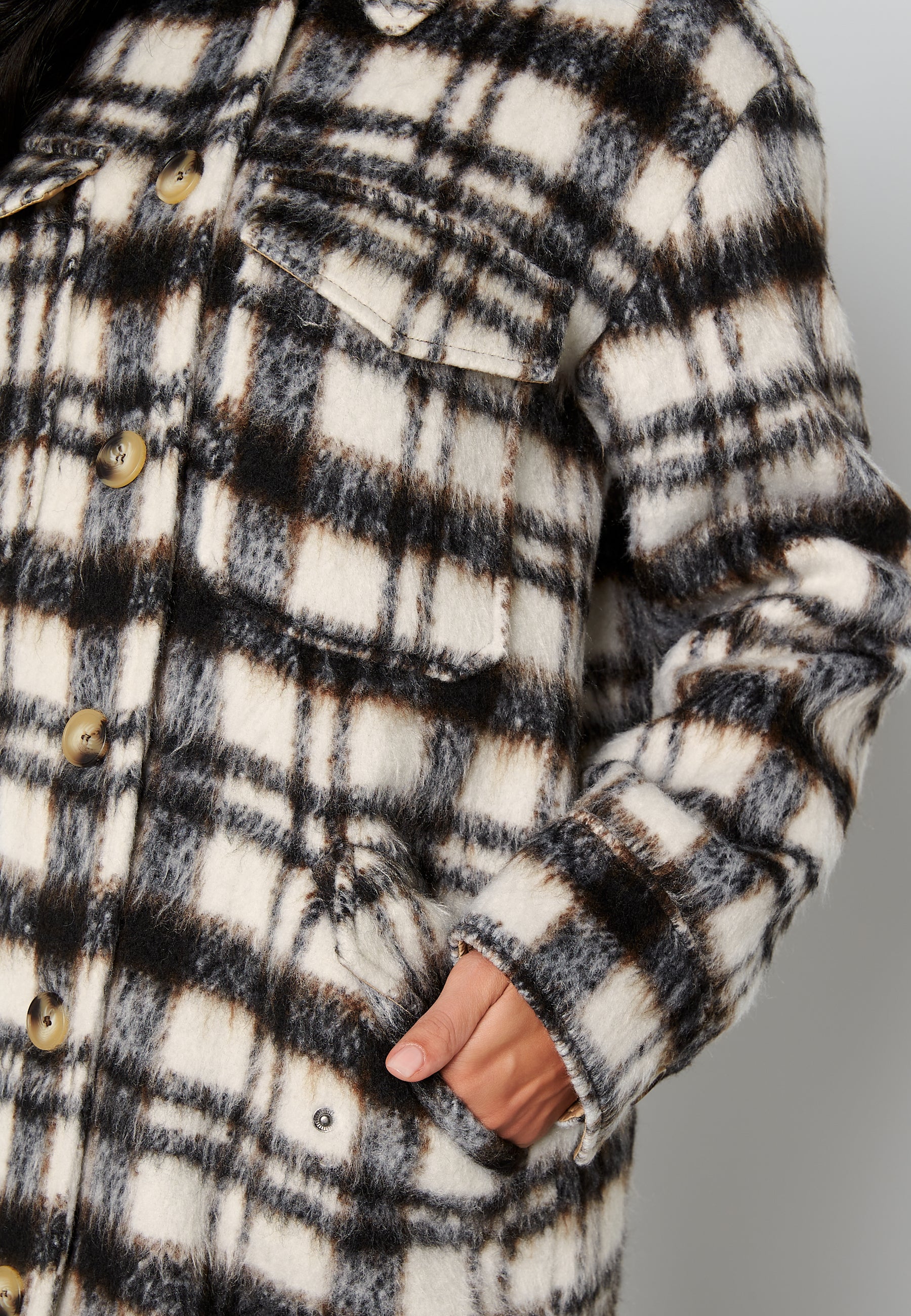 Caron Wool Shirt Jacket - Image 6