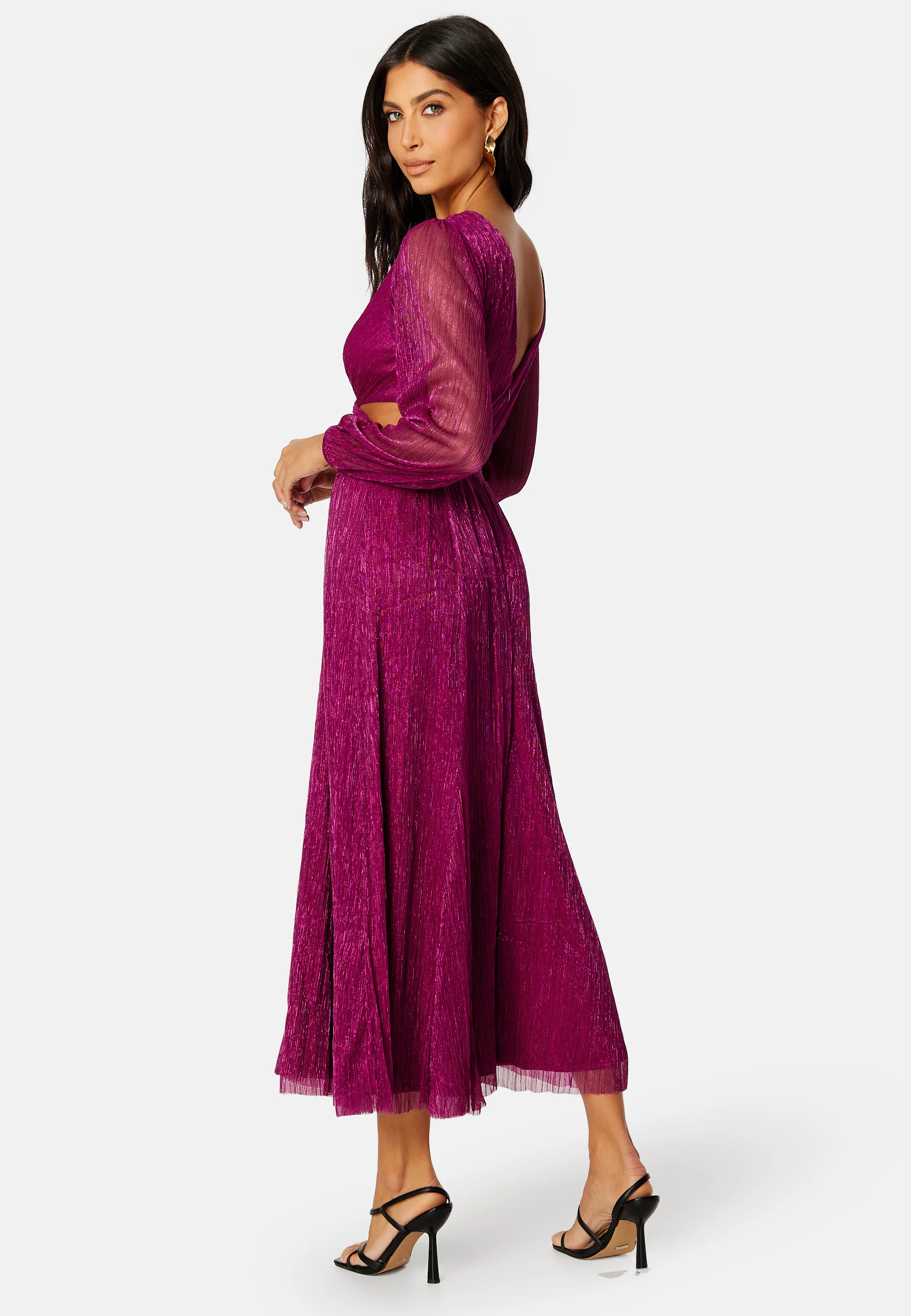 Cassandra Cut Out Plisse Dress - Image 2