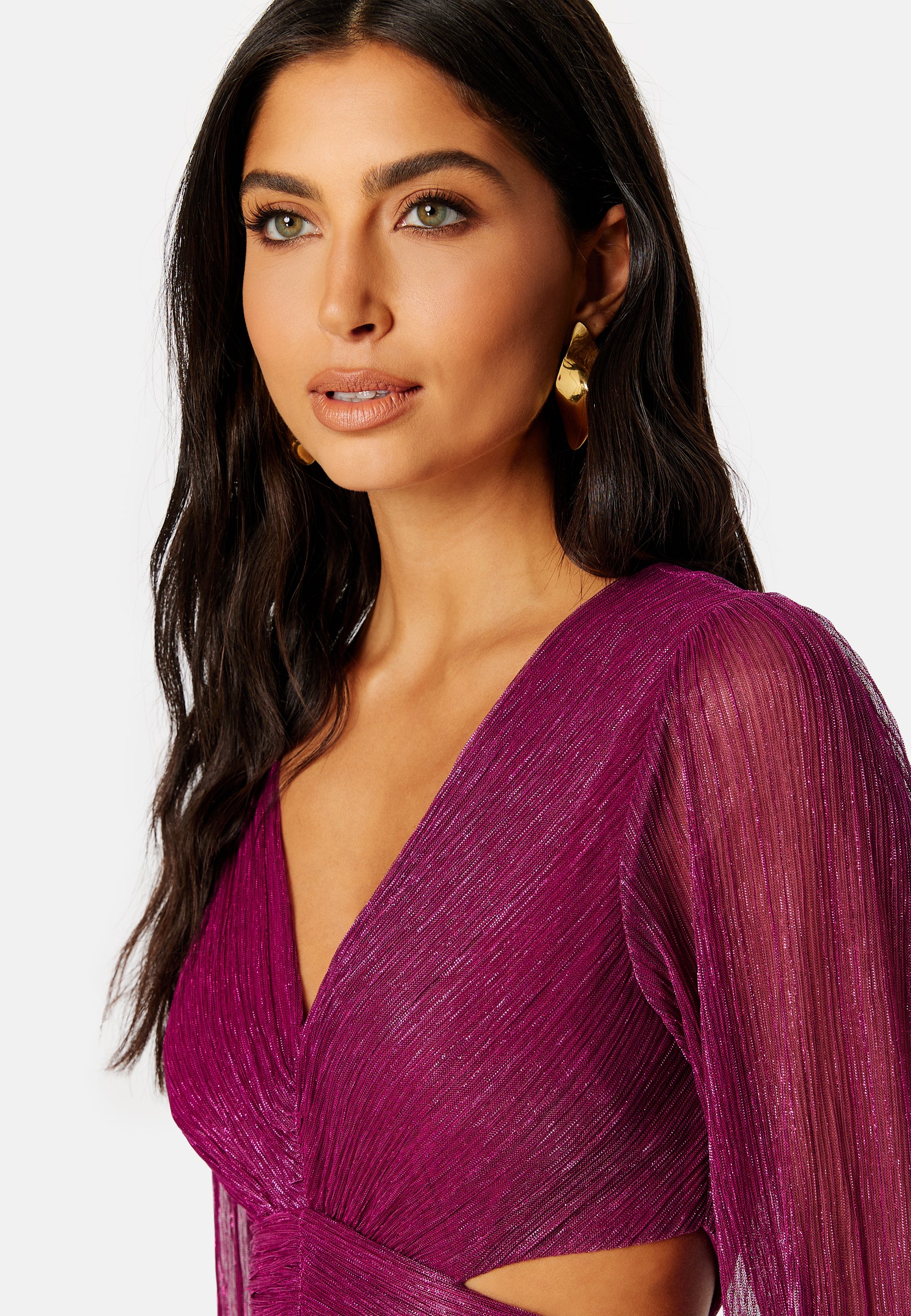 Cassandra Cut Out Plisse Dress - Image 4