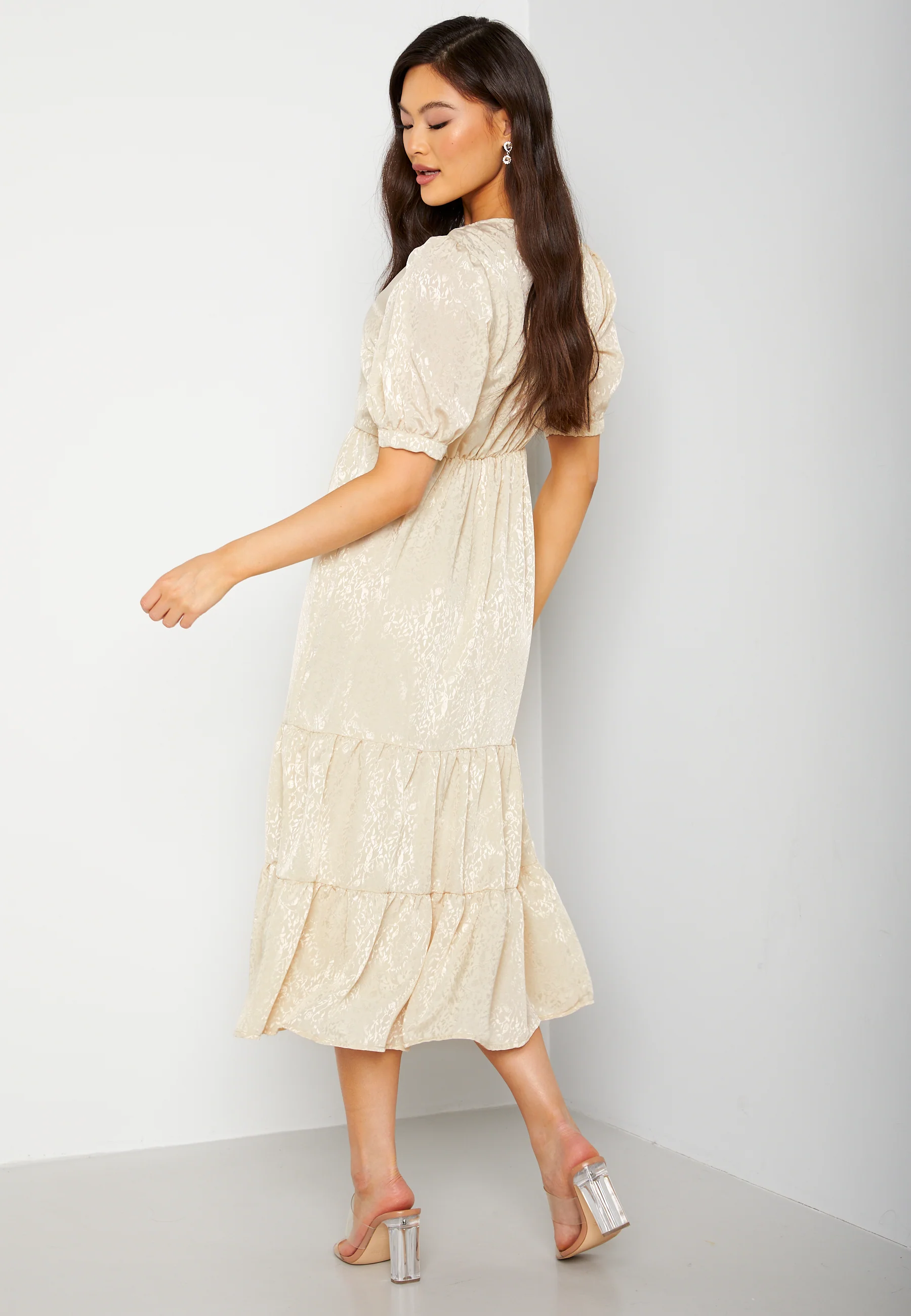 Cassie Satin Dress - Image 2