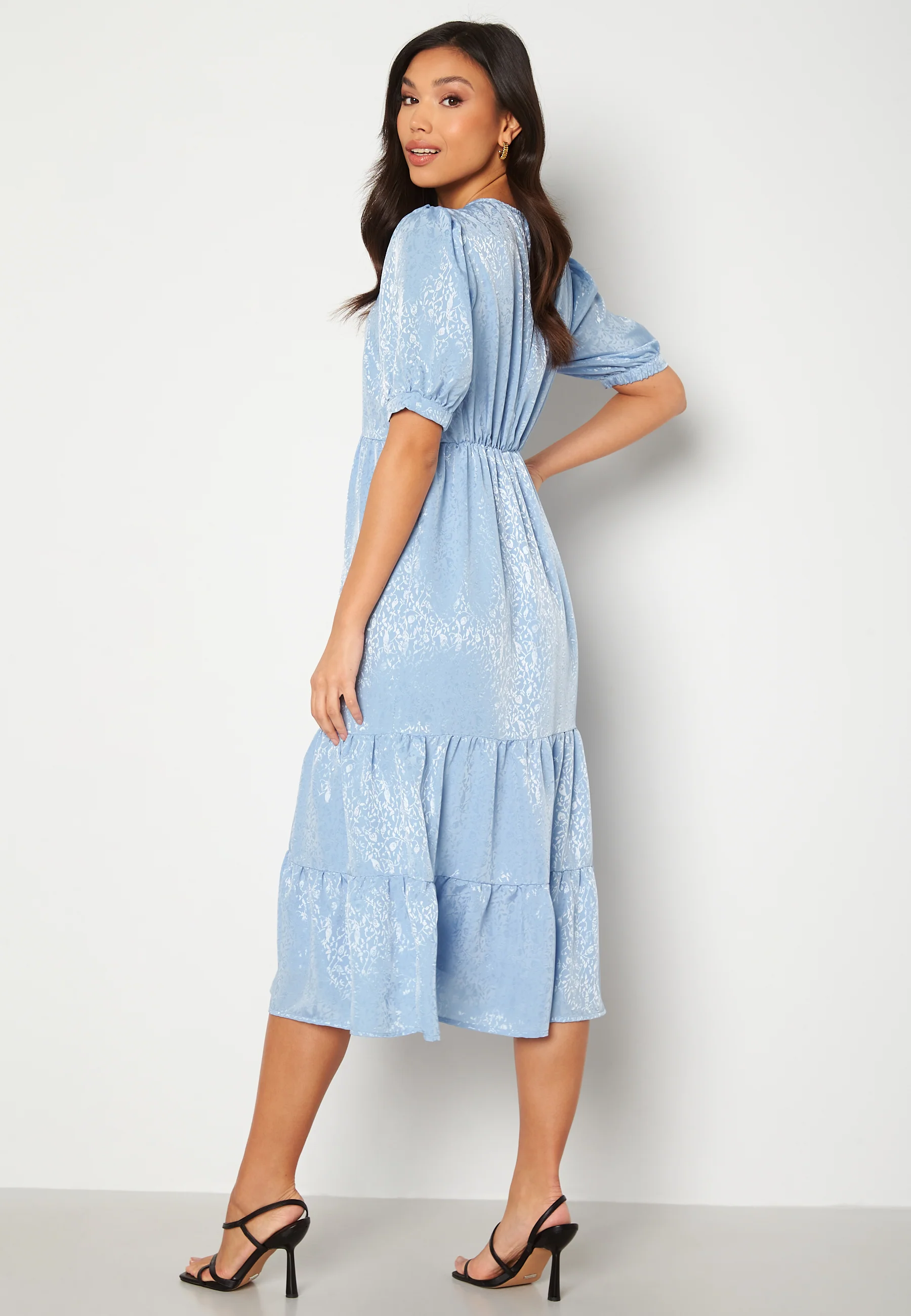Cassie Satin Dress - Image 2