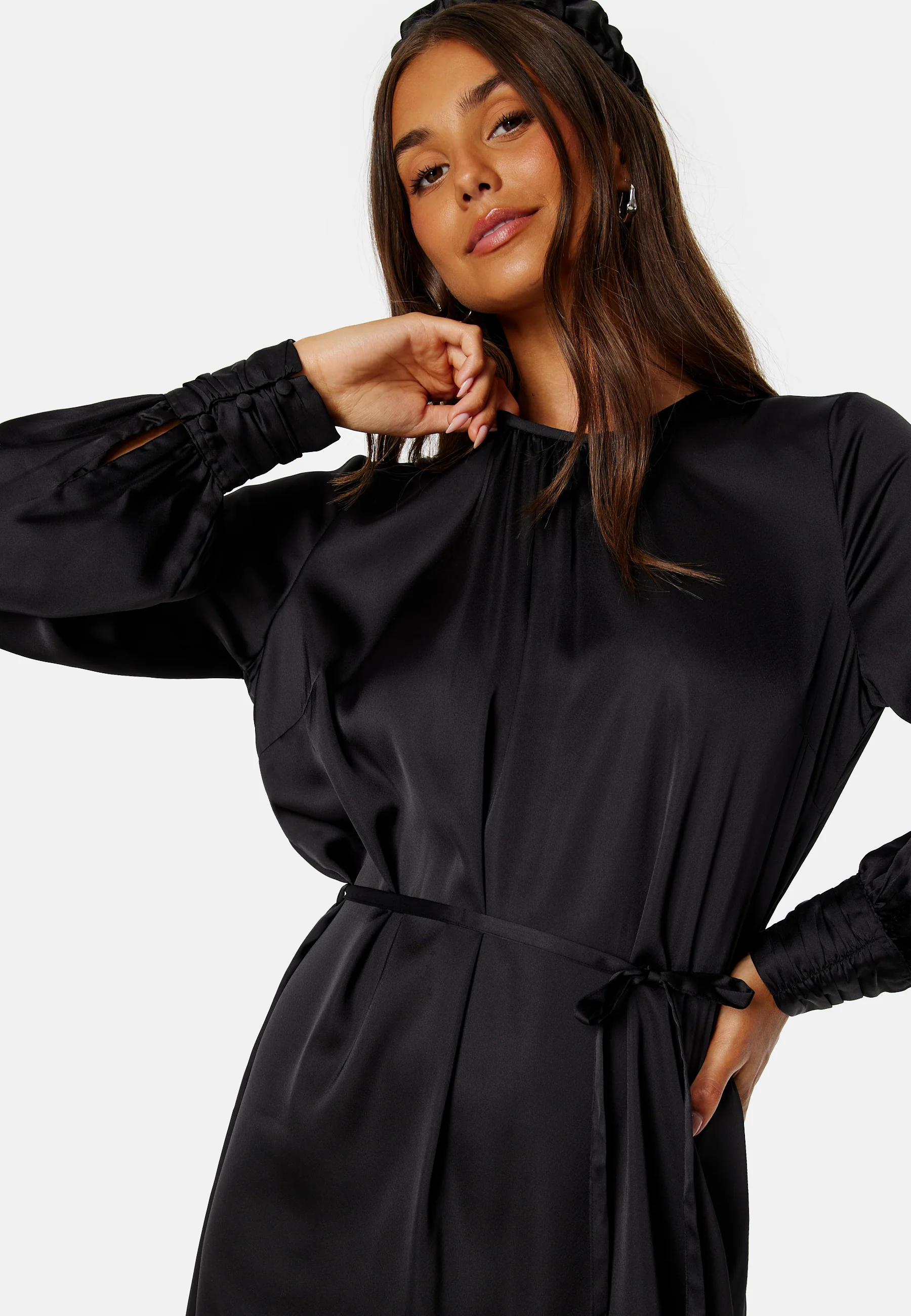 Catalina Satin Dress - Image 4
