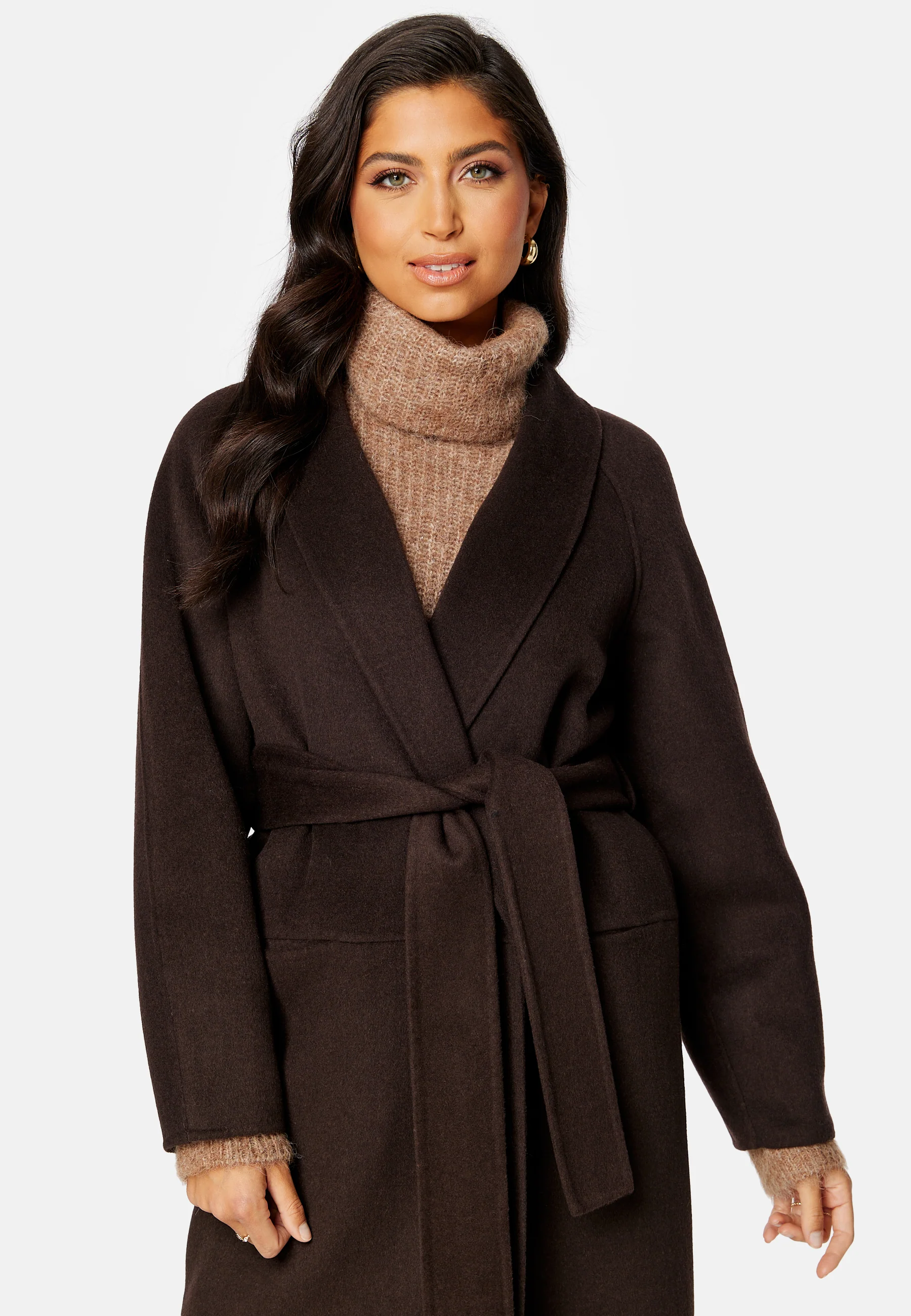 CC Belted Wool Coat - Image 3