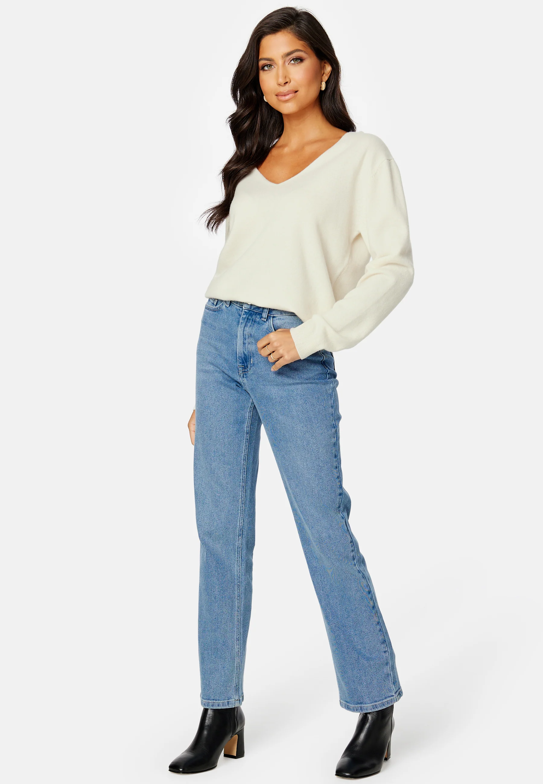 CC Cashmere mix v-neck sweater - Image 2