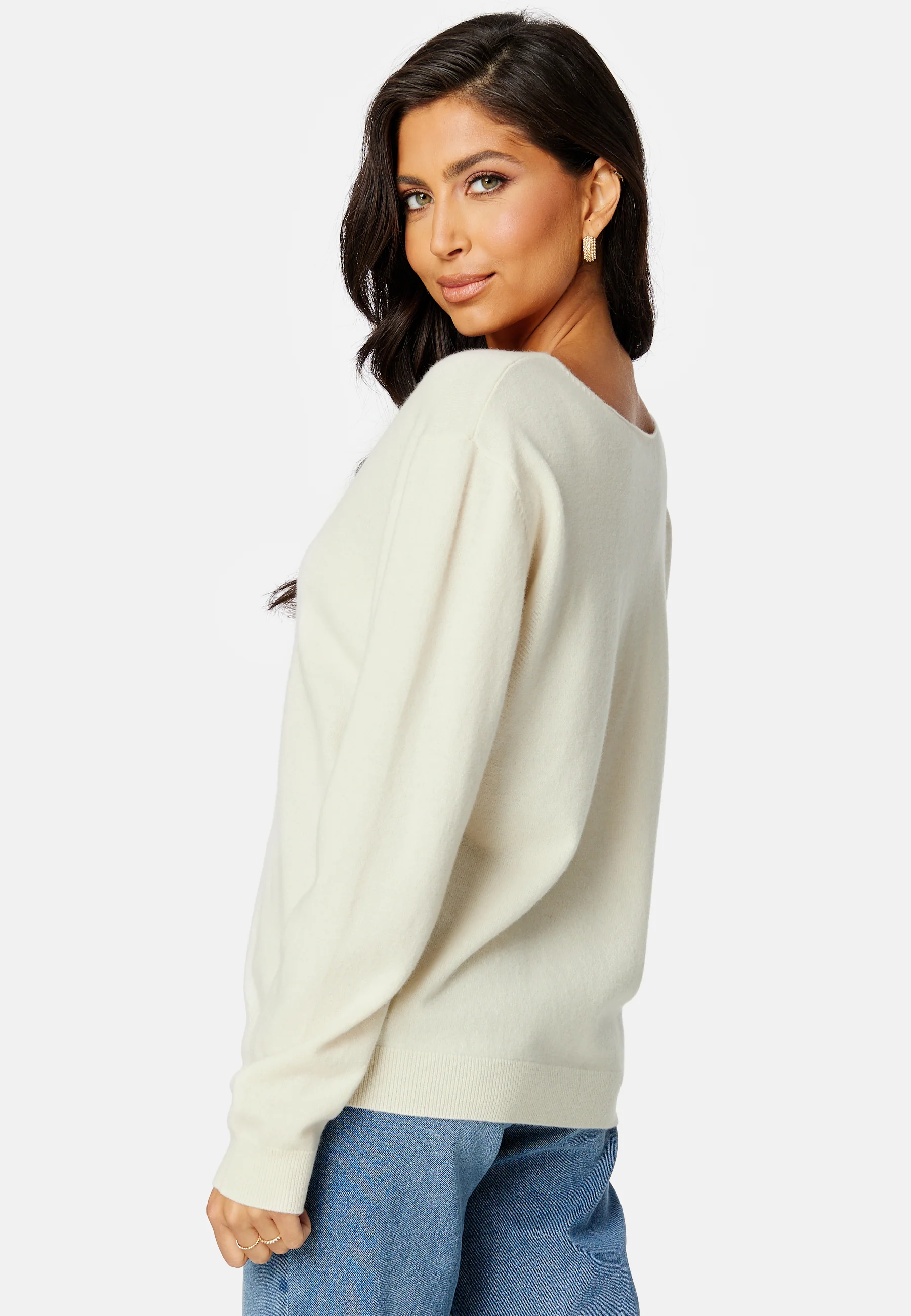 CC Cashmere mix v-neck sweater - Image 3
