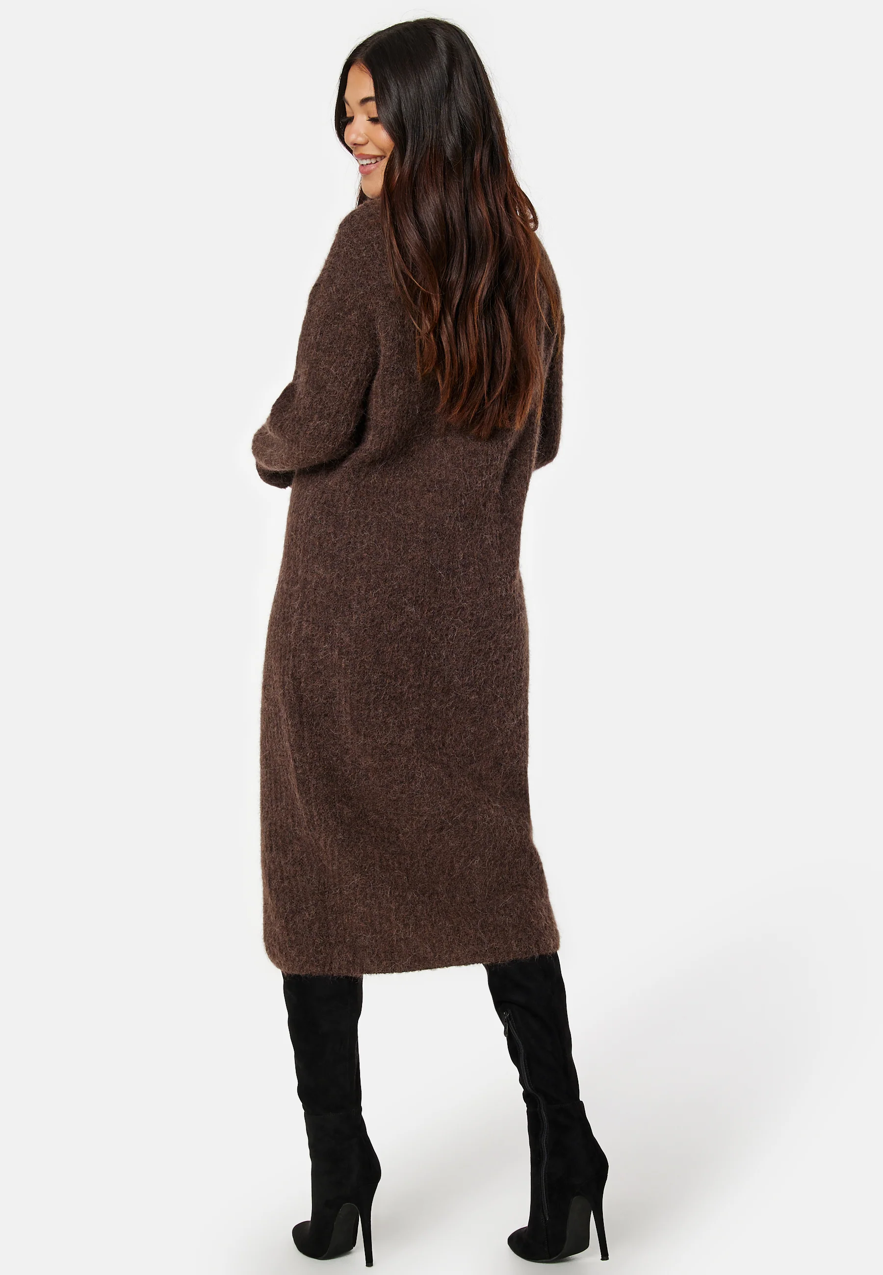 CC Chunky knitted wool mix dress - Image 3