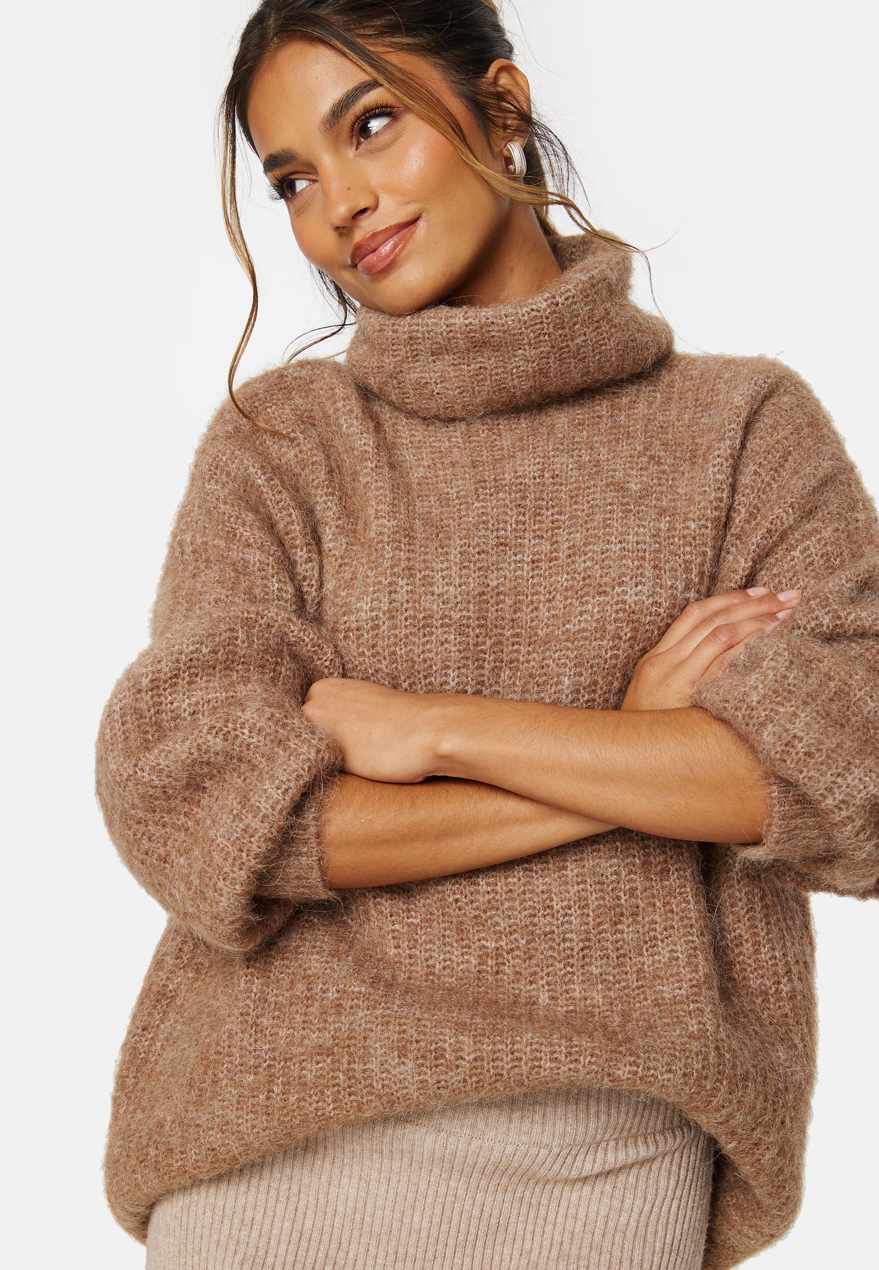 CC Chunky knitted wool mix sweater - Image 2