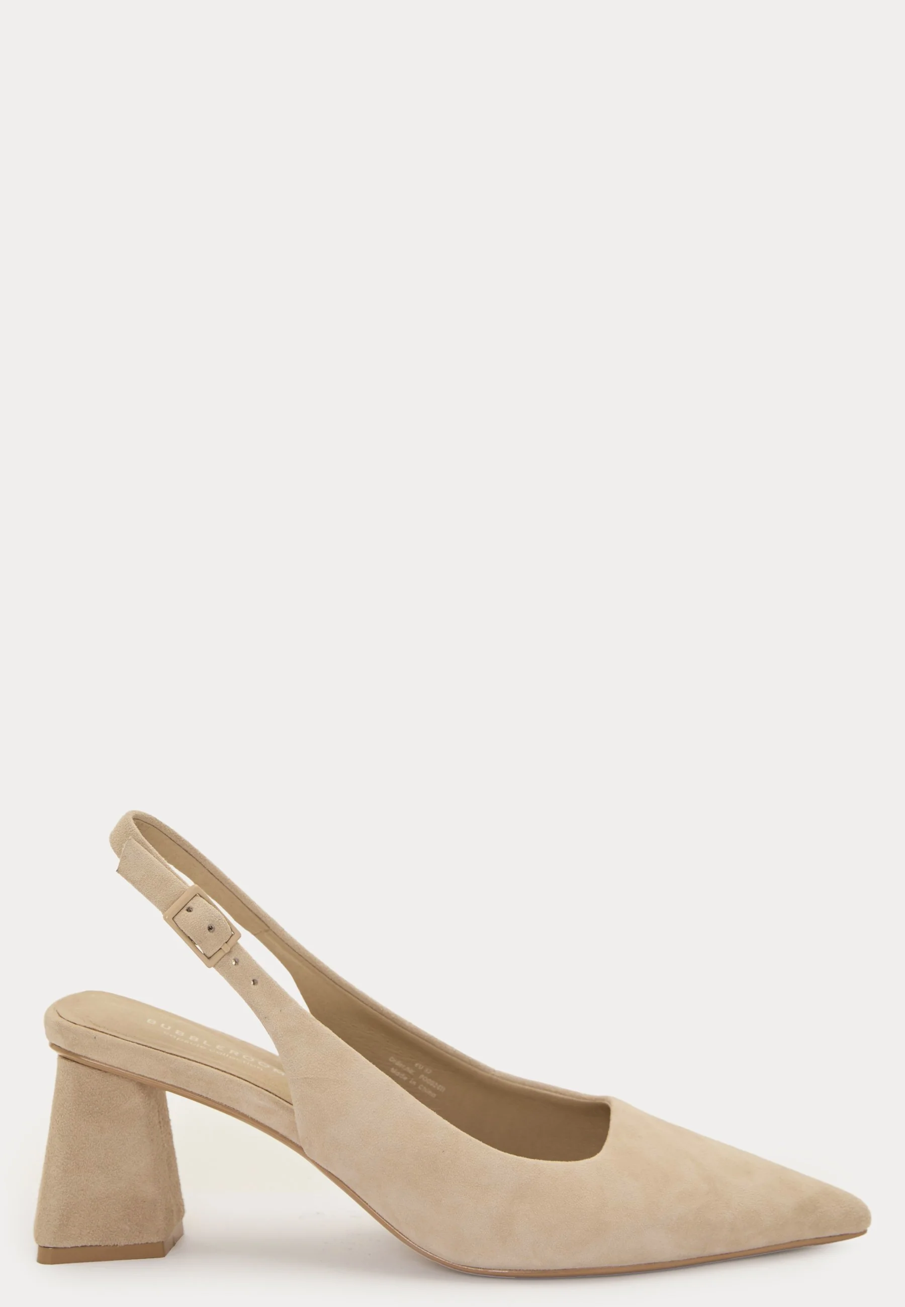 CC Heeled Suede Sling Back - Image 3