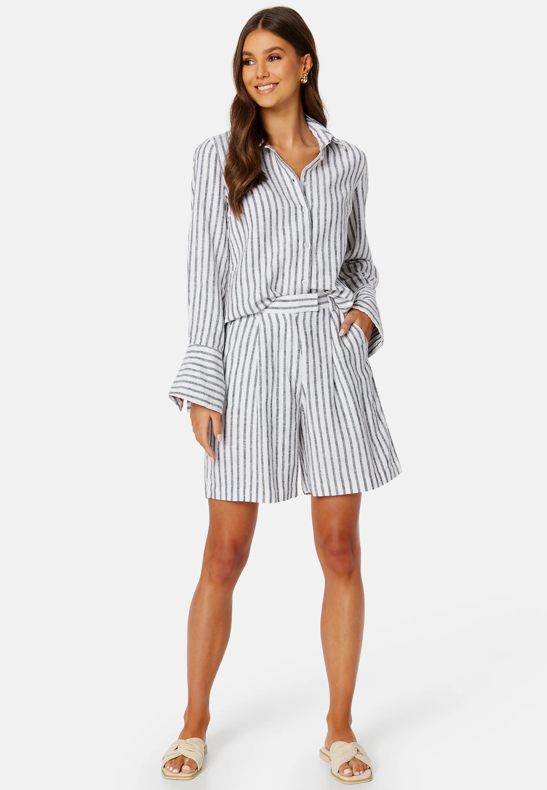 CC Linen striped shirt - Image 5