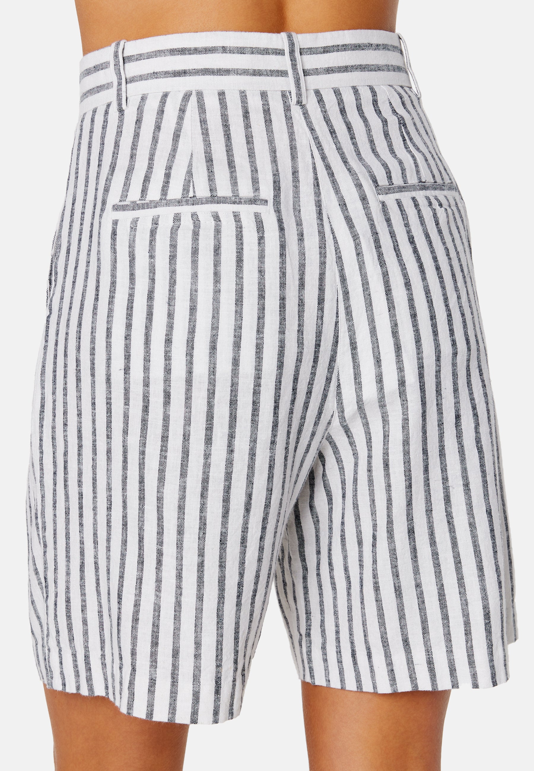 CC linen striped shorts - Image 2