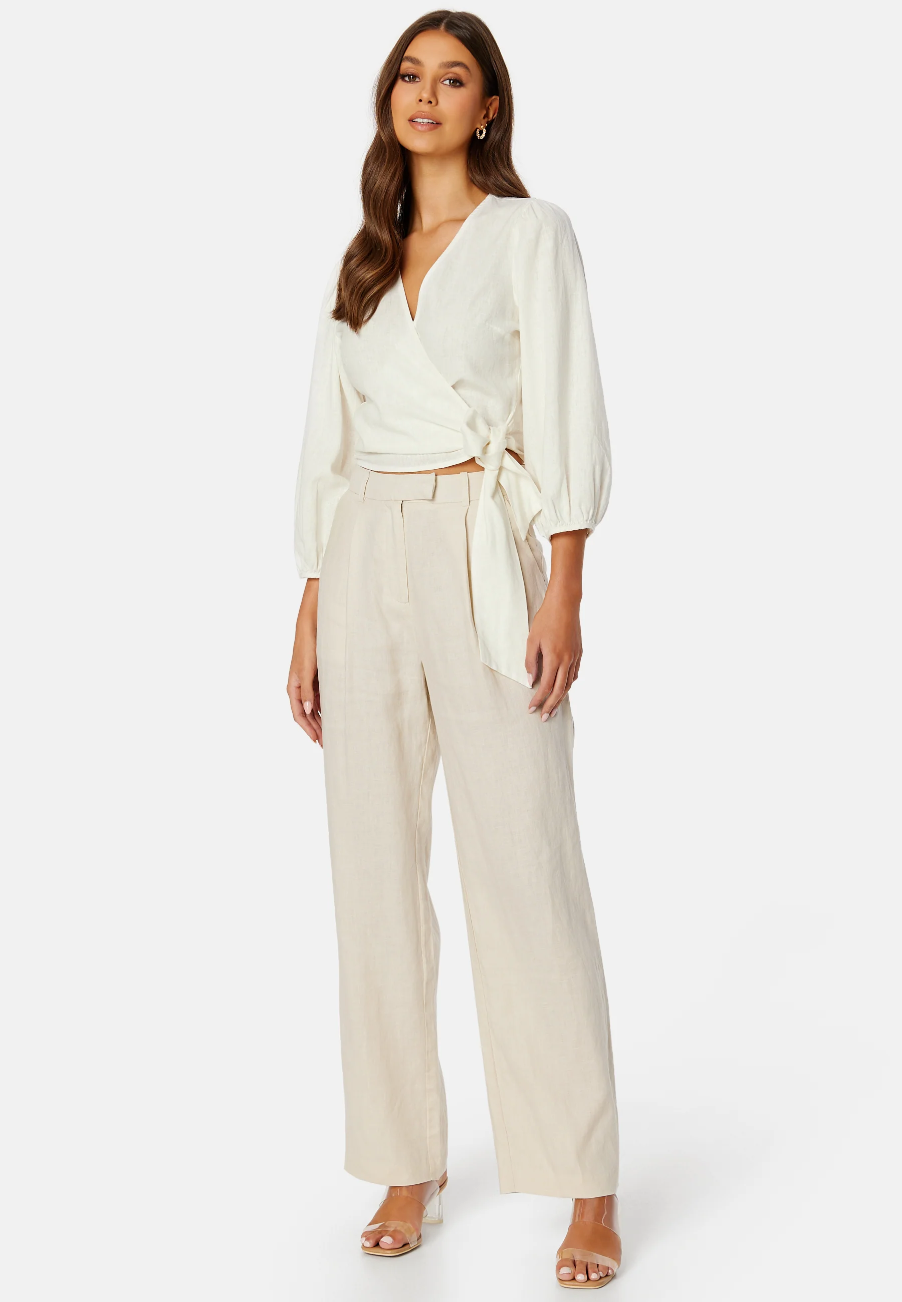 CC Linen wrap blouse - Image 3