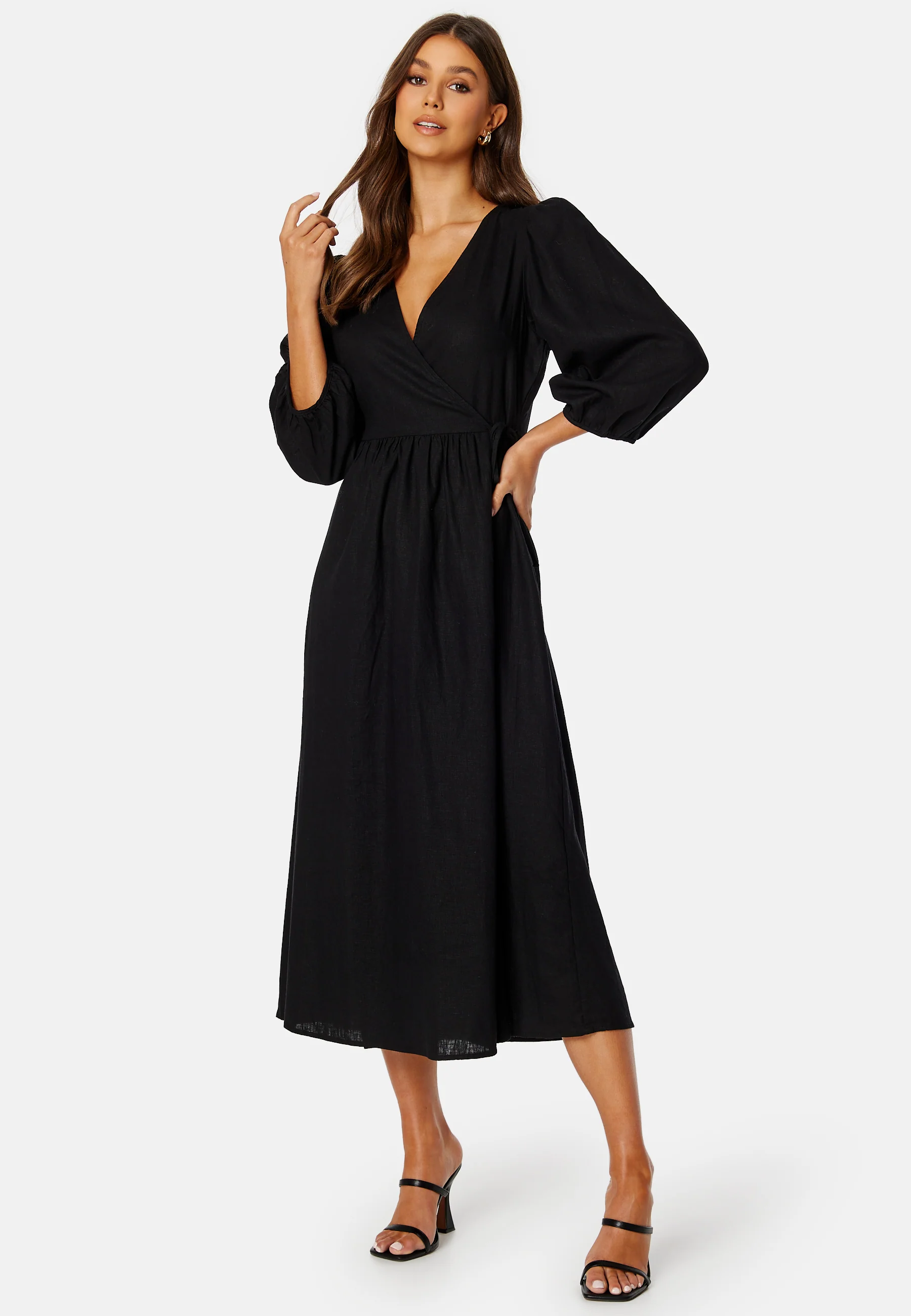 CC Linen wrap dress - Image 5