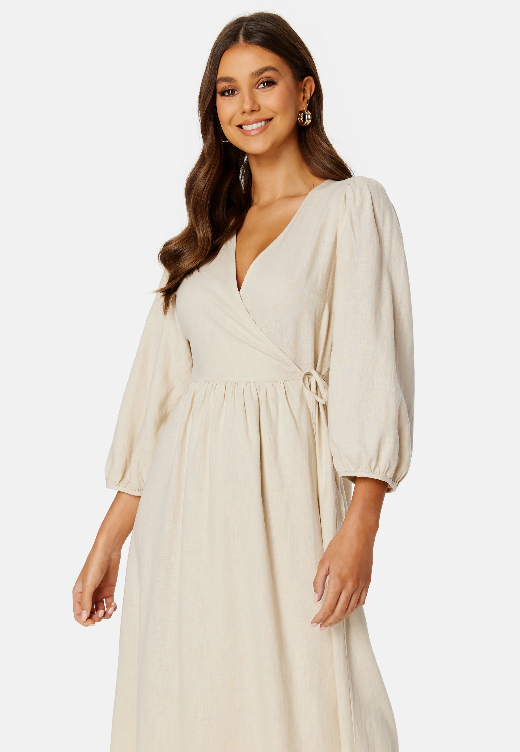 CC Linen wrap dress - Image 3