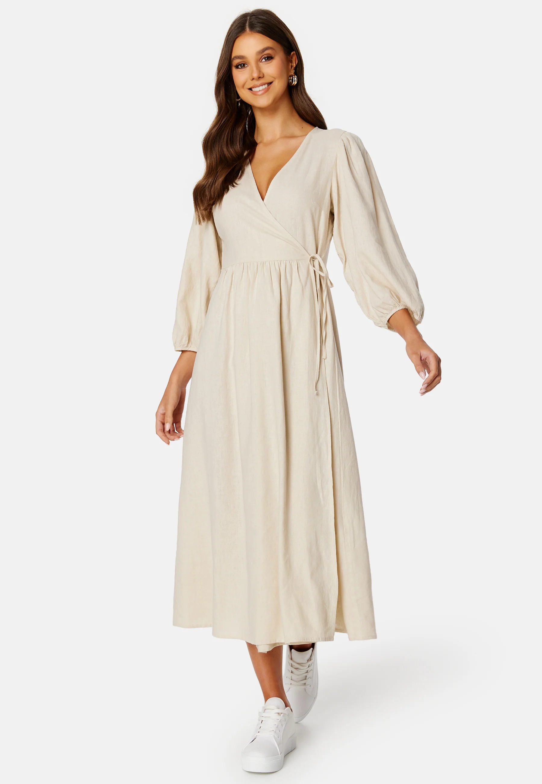 CC Linen wrap dress - Image 5